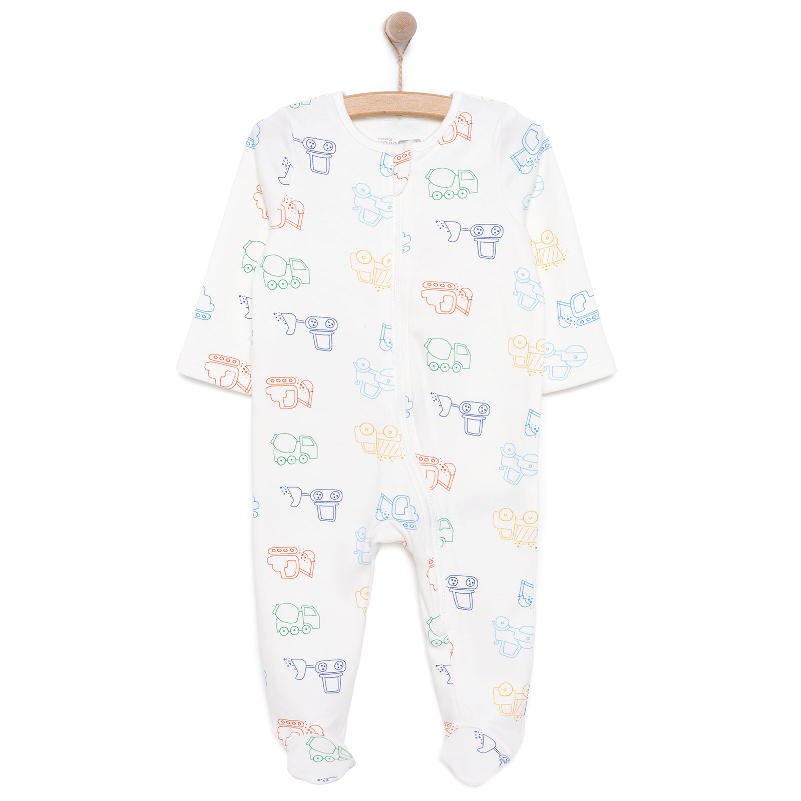 Yenidoğan Erkek  Patikli Tulum Erkek Bebek