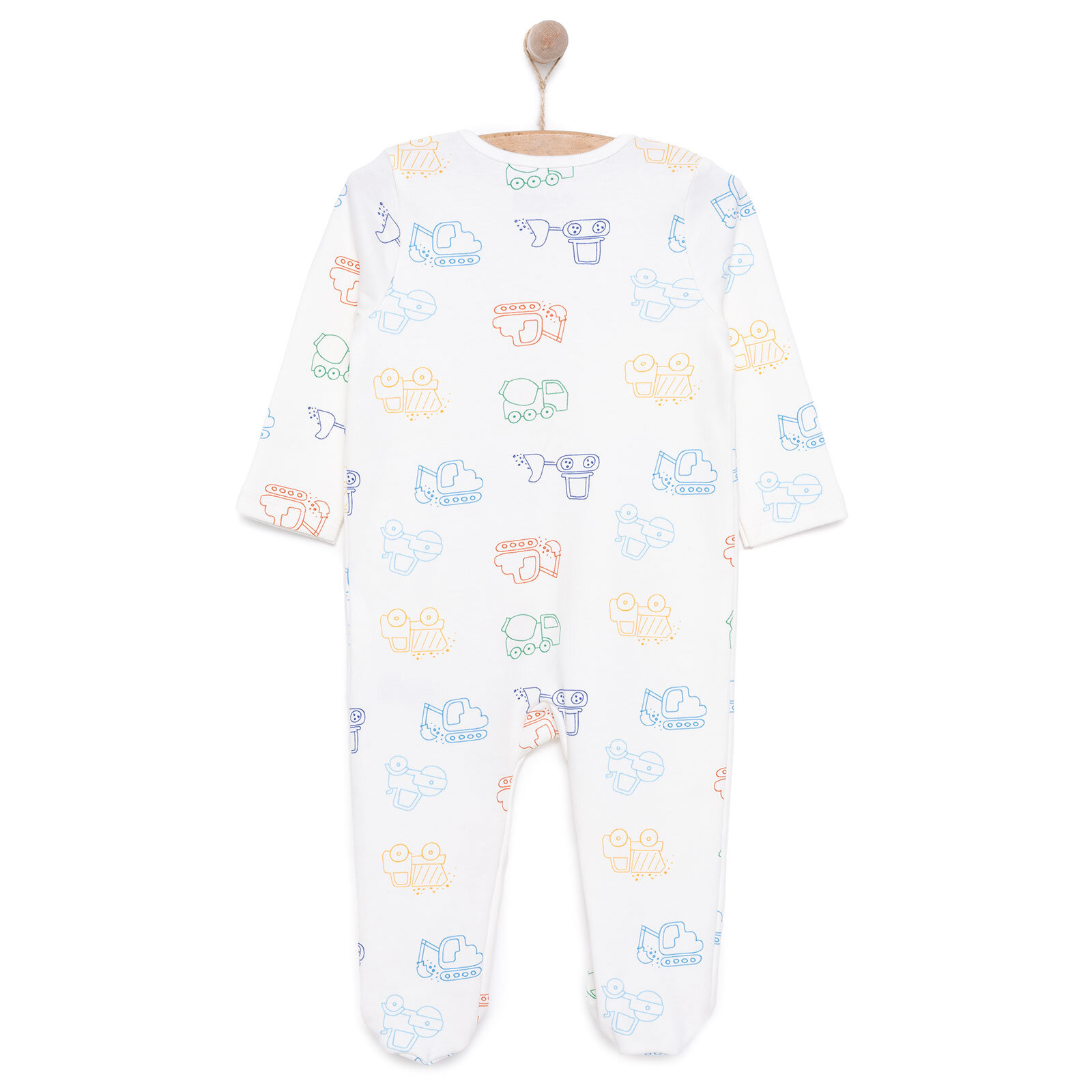 Yenidoğan Erkek  Patikli Tulum Erkek Bebek