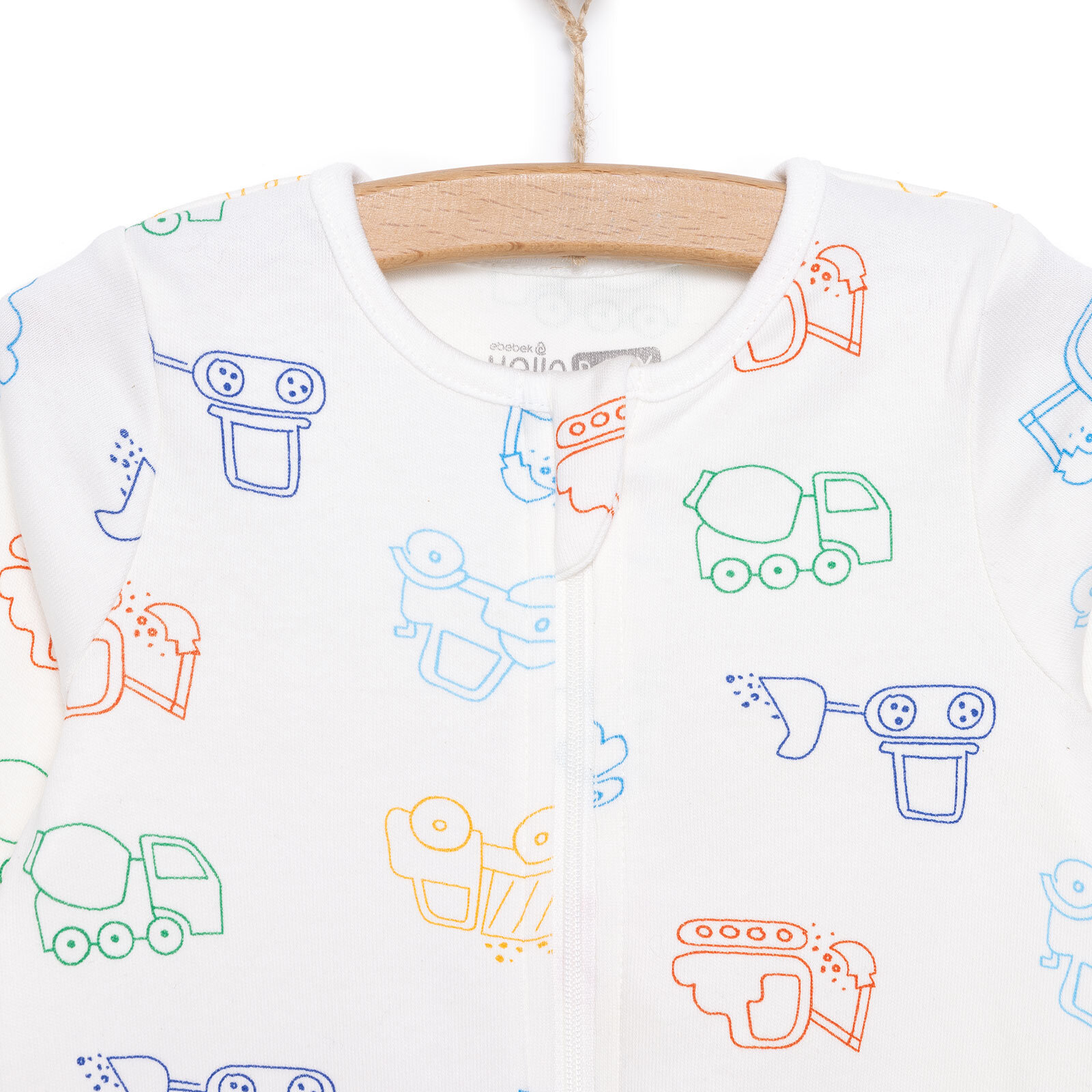 Yenidoğan Erkek  Patikli Tulum Erkek Bebek