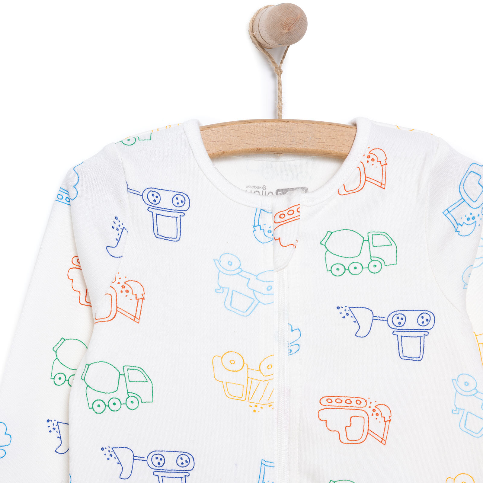 Yenidoğan Erkek  Patikli Tulum Erkek Bebek