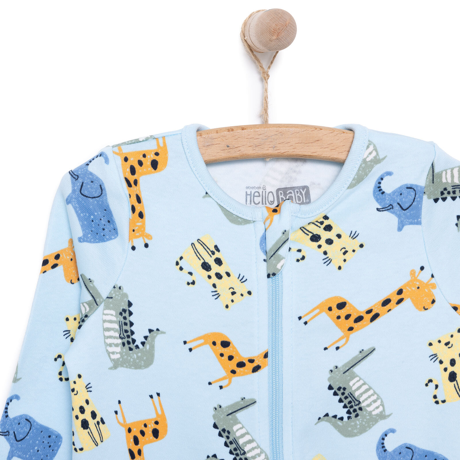 Yenidoğan Erkek  Patikli Tulum Erkek Bebek