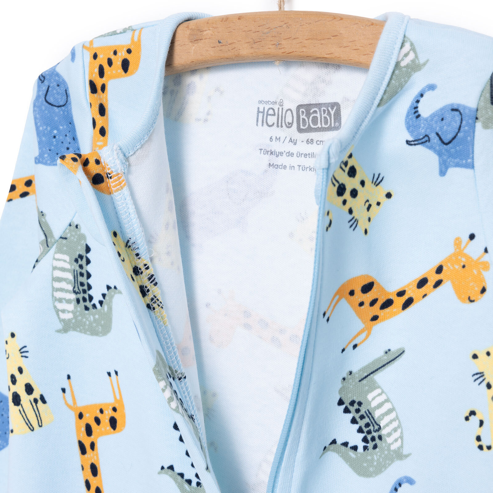 Yenidoğan Erkek  Patikli Tulum Erkek Bebek