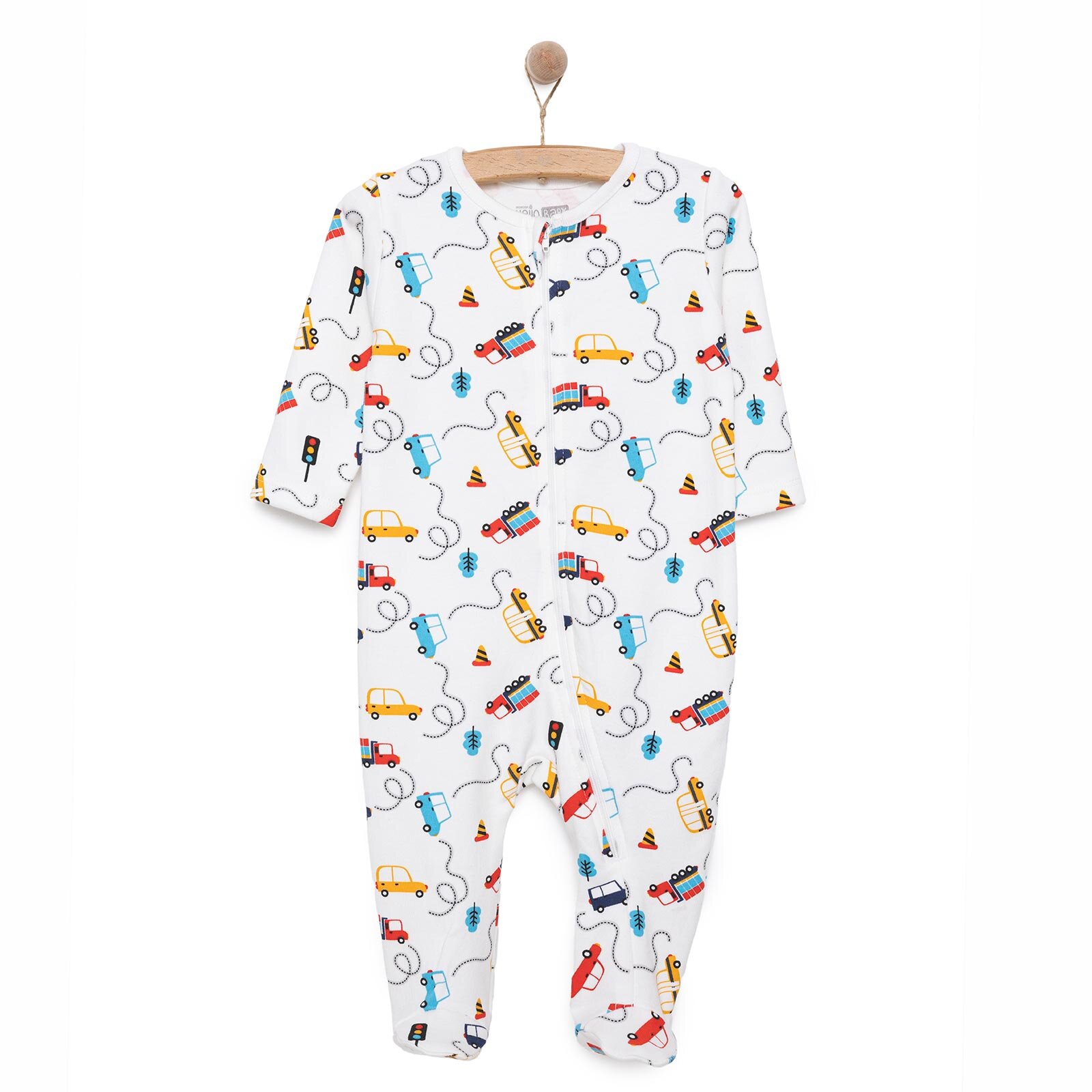 Yenidoğan Erkek  Patikli Tulum Erkek Bebek