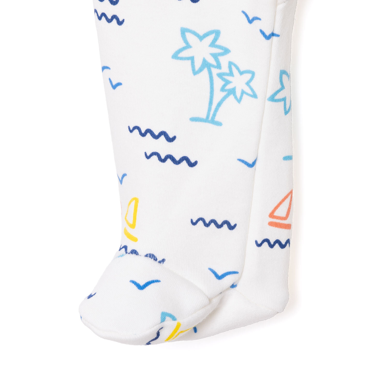 Yenidoğan Erkek  Patikli Tulum Erkek Bebek