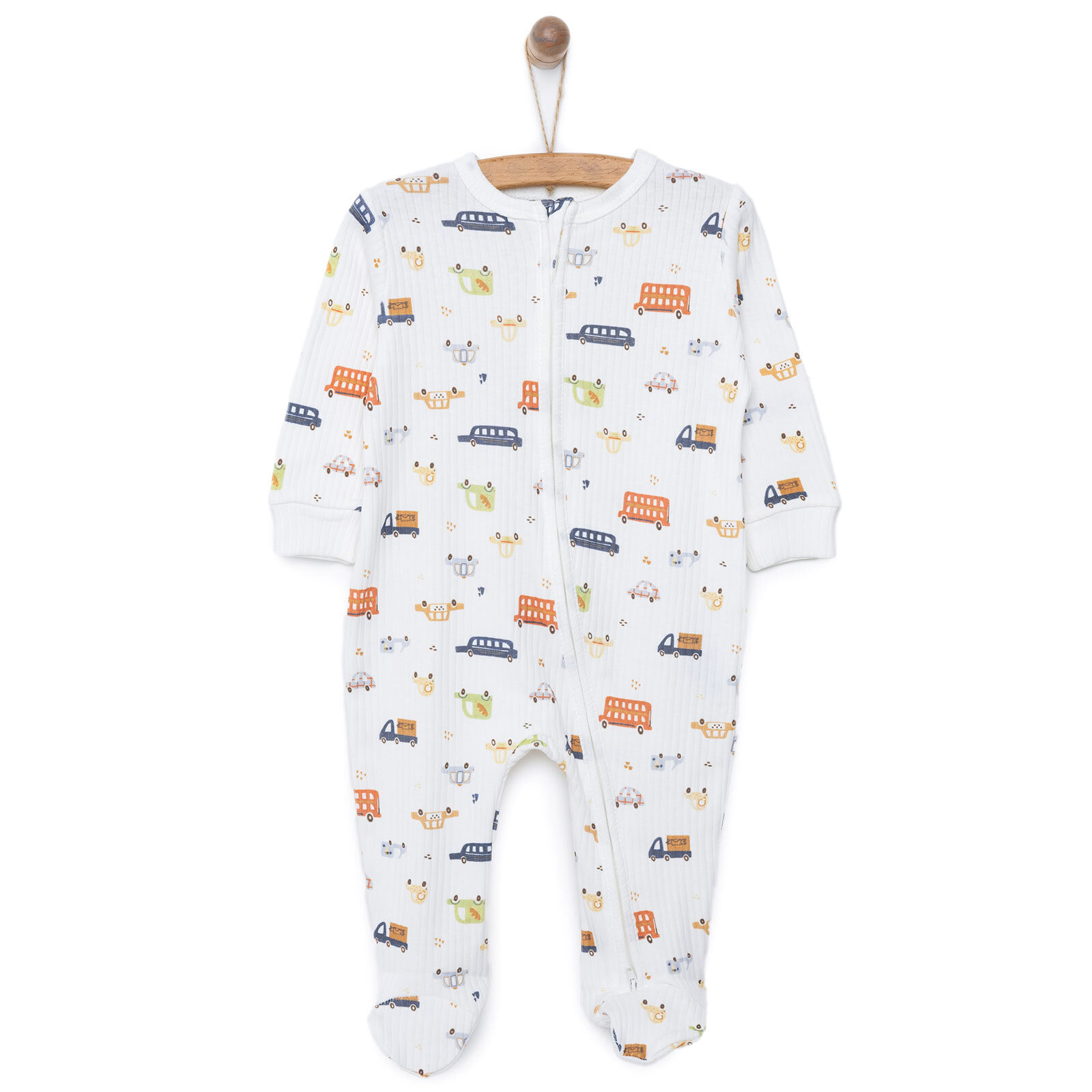 Yenidoğan Erkek Patikli Tulum Erkek Bebek