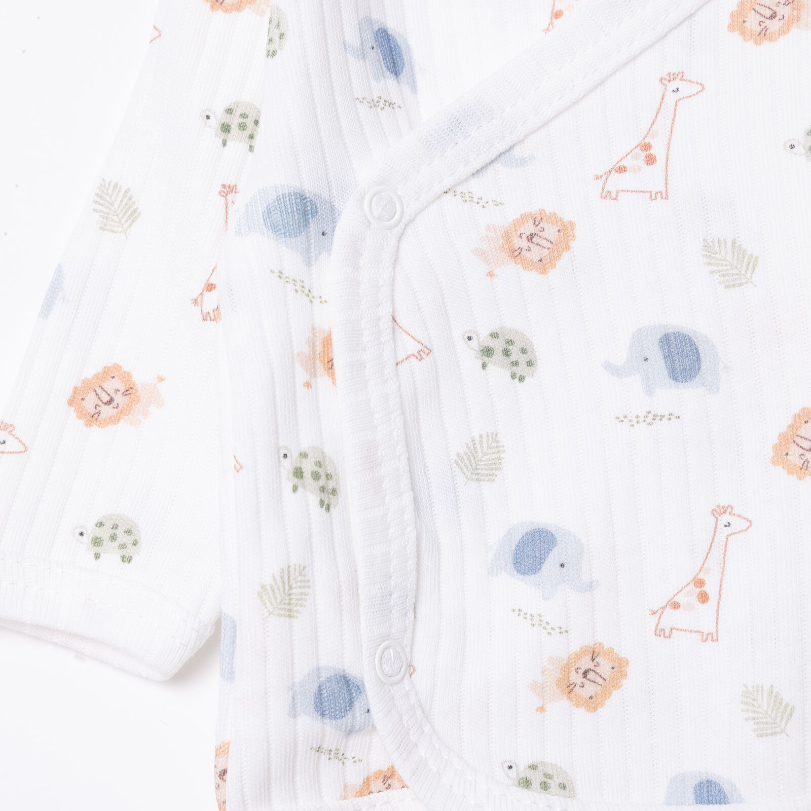 Yenidoğan Erkek Safari Desenli Prematüre Set Erkek Bebek