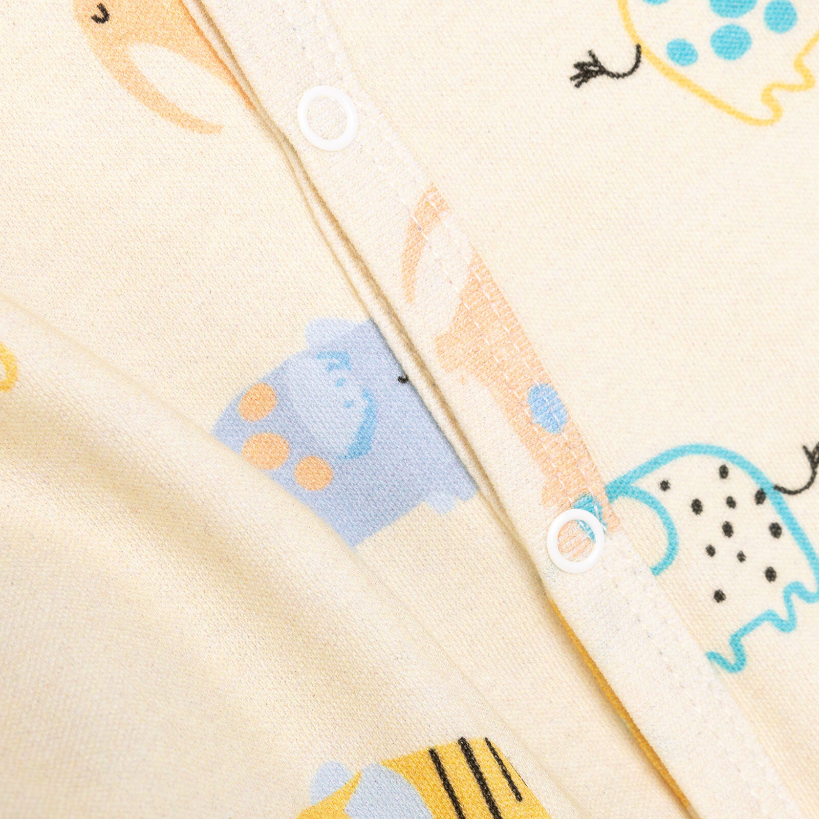 Yenidoğan Fil Baskılı Erkek Tulum-Şapka Erkek Bebek Yenidoğan Fil Baskılı Erkek Tulum-Şapka Erkek Bebek