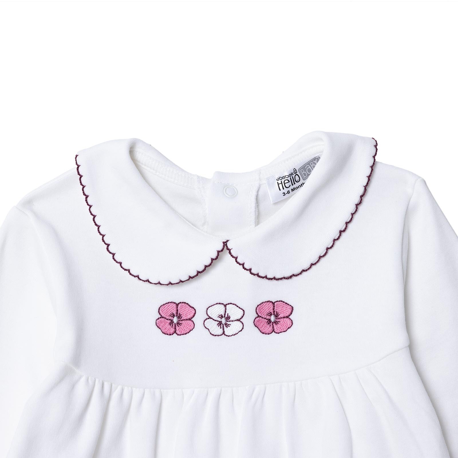 Yenidoğan Floral Patikli Tulum