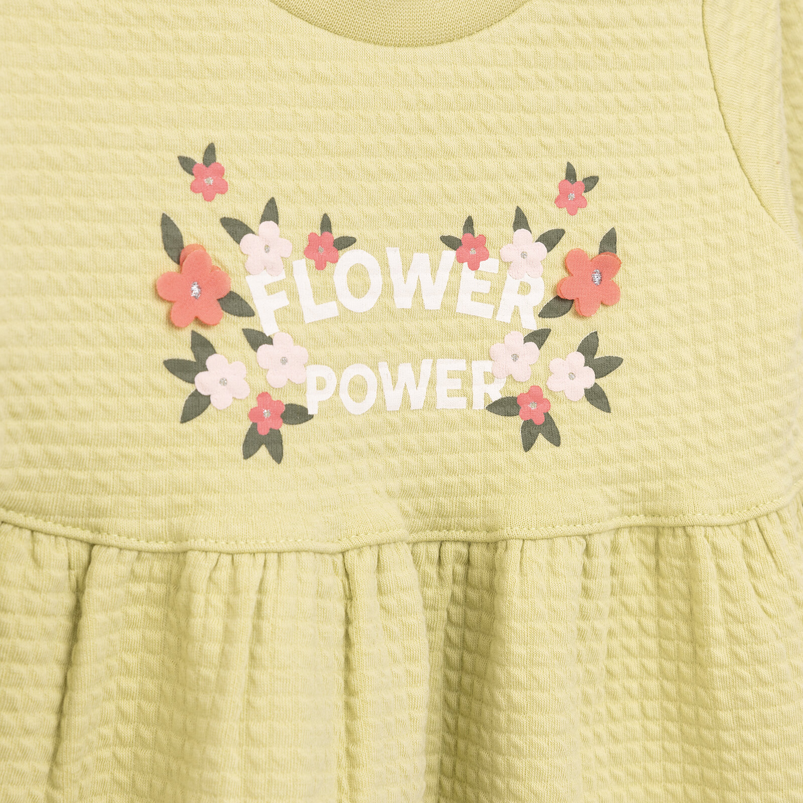 Yenidoğan Flower Power Elbise Kız Bebek