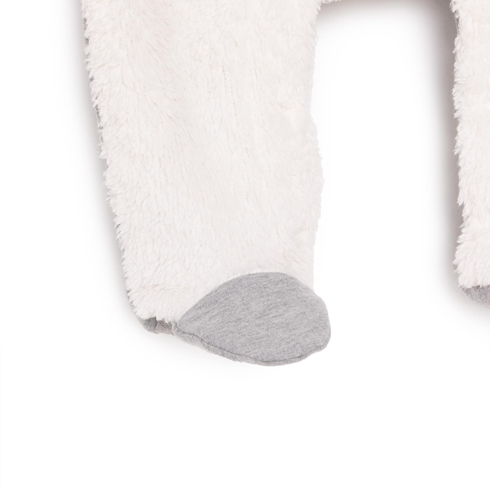 Unisex Yenidoğan Patikli Tulum İki İplik Ayı Fügürlü Peluş Çıtçıtlı Bisiklet Yaka Uzun Kol Unisex Yenidoğan Patikli Tulum İki İplik Ayı Fügürlü Peluş Çıtçıtlı Bisiklet Yaka Uzun Kol