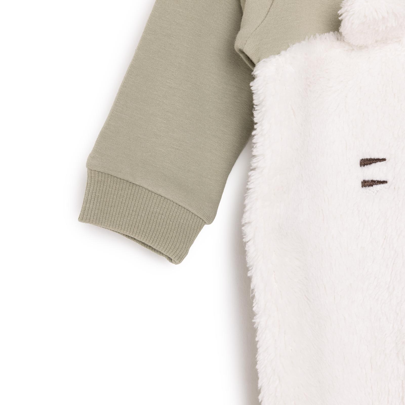 Unisex Yenidoğan Patikli Tulum İki İplik Ayı Fügürlü Peluş Çıtçıtlı Bisiklet Yaka Uzun Kol Unisex Yenidoğan Patikli Tulum İki İplik Ayı Fügürlü Peluş Çıtçıtlı Bisiklet Yaka Uzun Kol