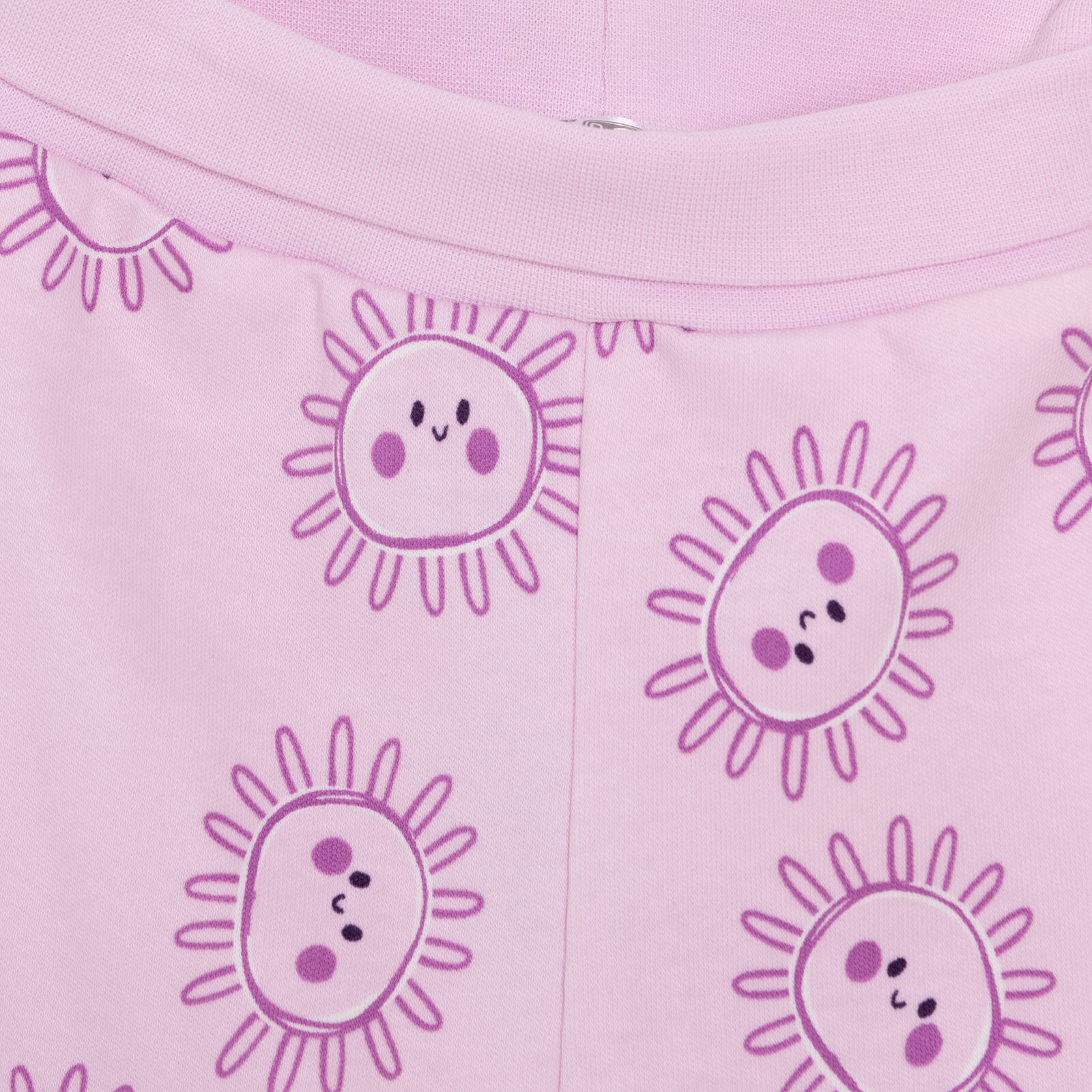 Yenidoğan Geniş Bel Güneş Desenli  2li Patikli Alt Kız Bebek