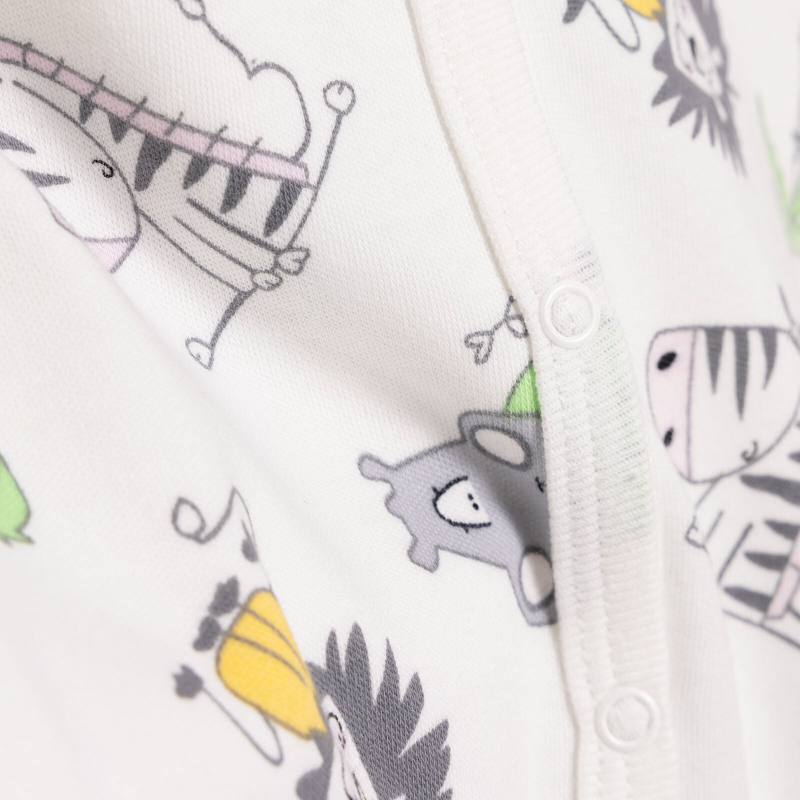 Yenidoğan Hayvanlar Baskılı Erkek Tulum-Şapka Erkek Bebek