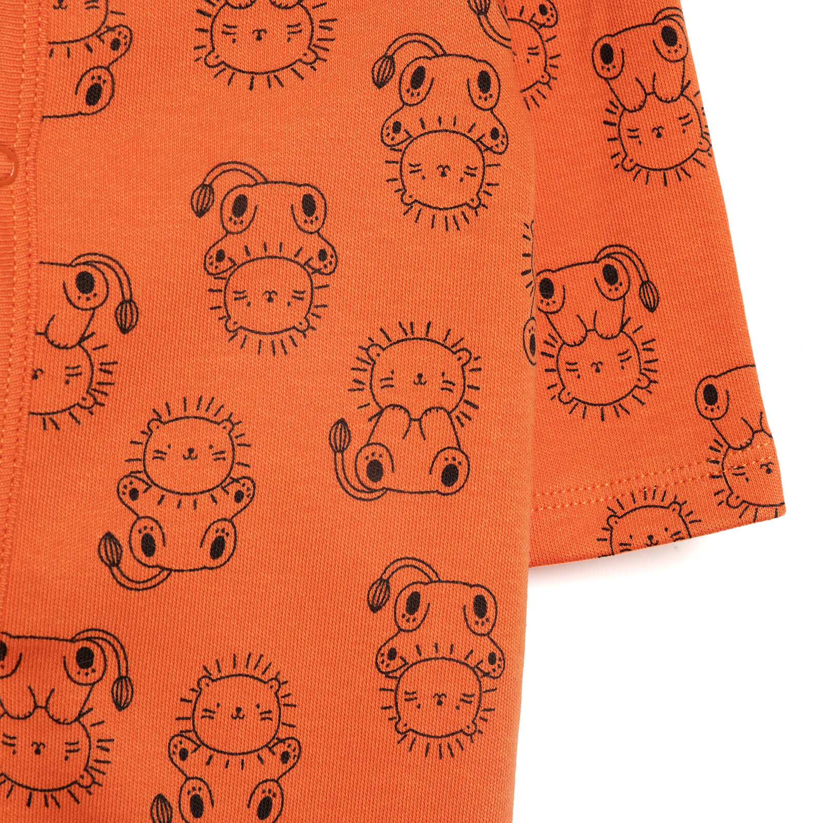 Yenidoğan Hayvanlar Baskılı Erkek Tulum-Şapka Erkek Bebek