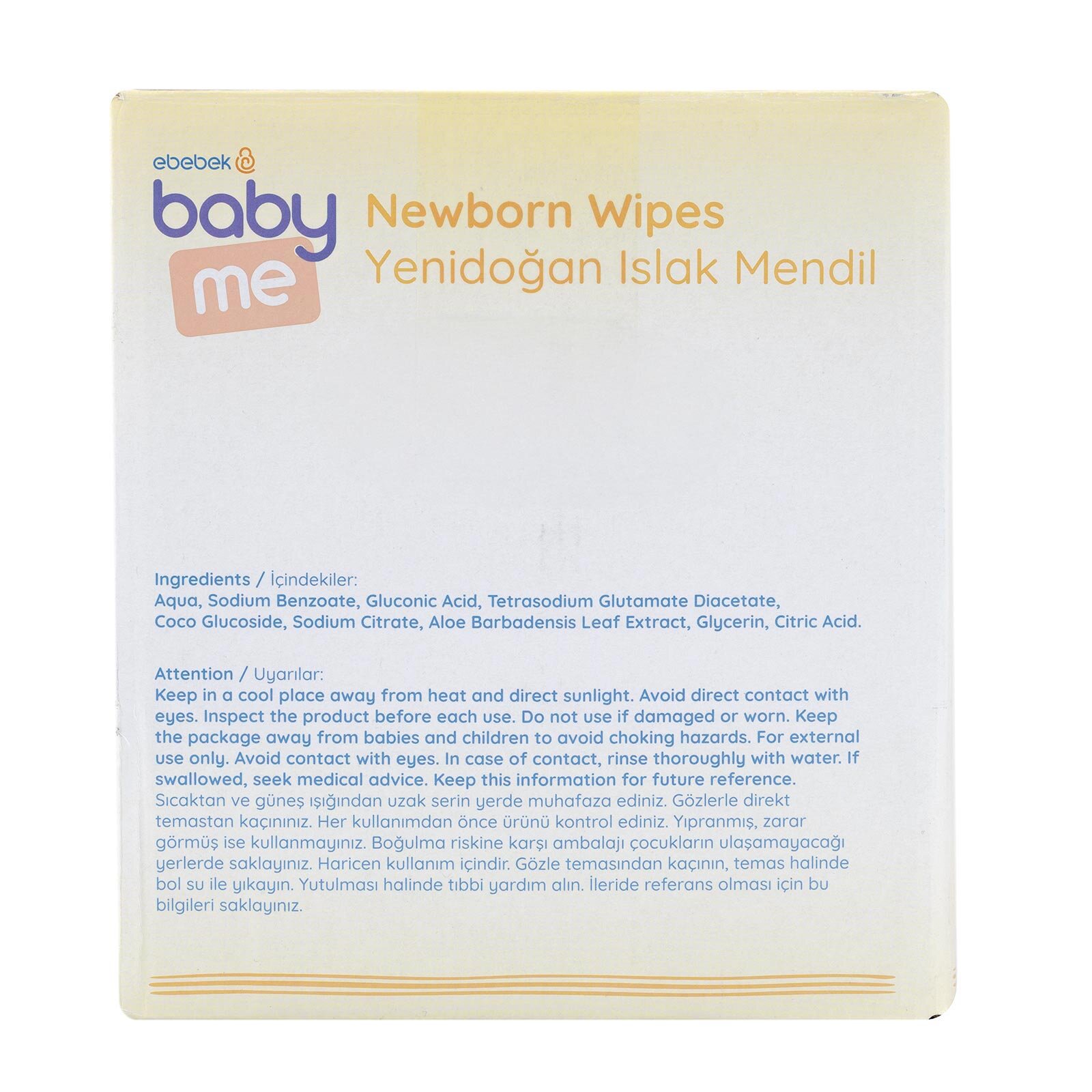 Yenidoğan Islak Mendil 12x40 Adet Yenidoğan Islak Mendil 12x40 Adet