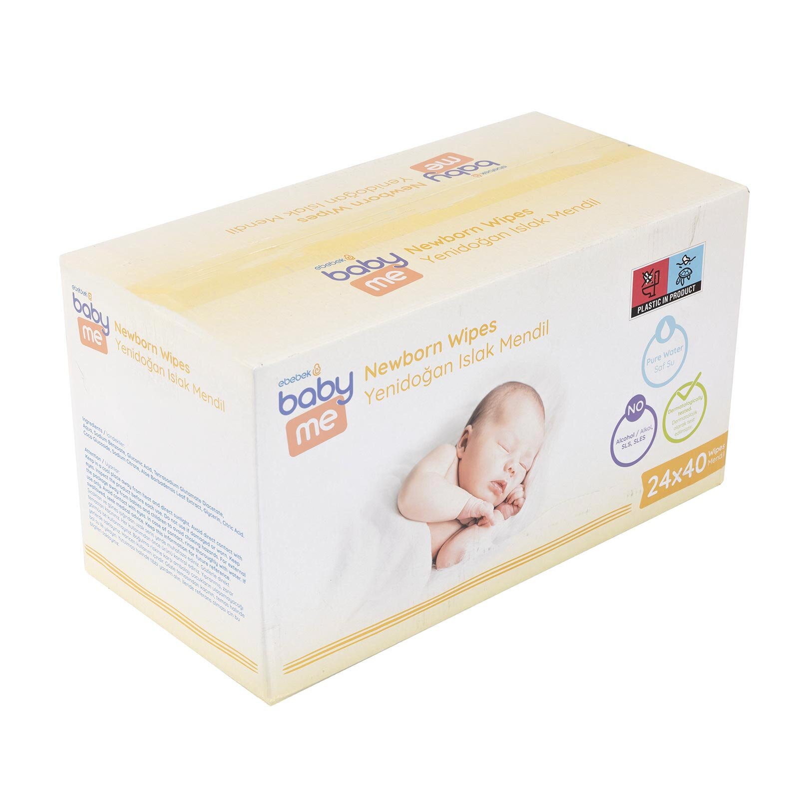 Yenidoğan Islak Mendil 24x40 Adet Yenidoğan Islak Mendil 24x40 Adet
