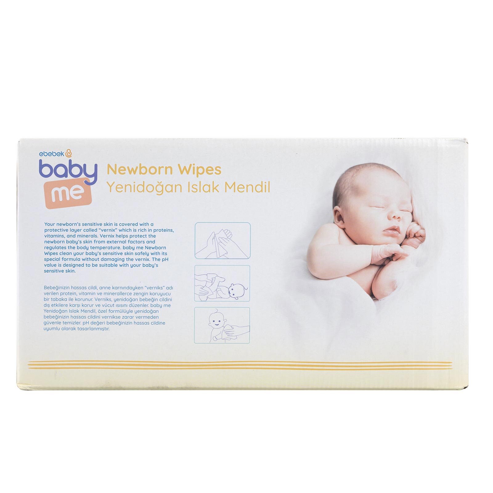 Yenidoğan Islak Mendil 24x40 Adet Yenidoğan Islak Mendil 24x40 Adet