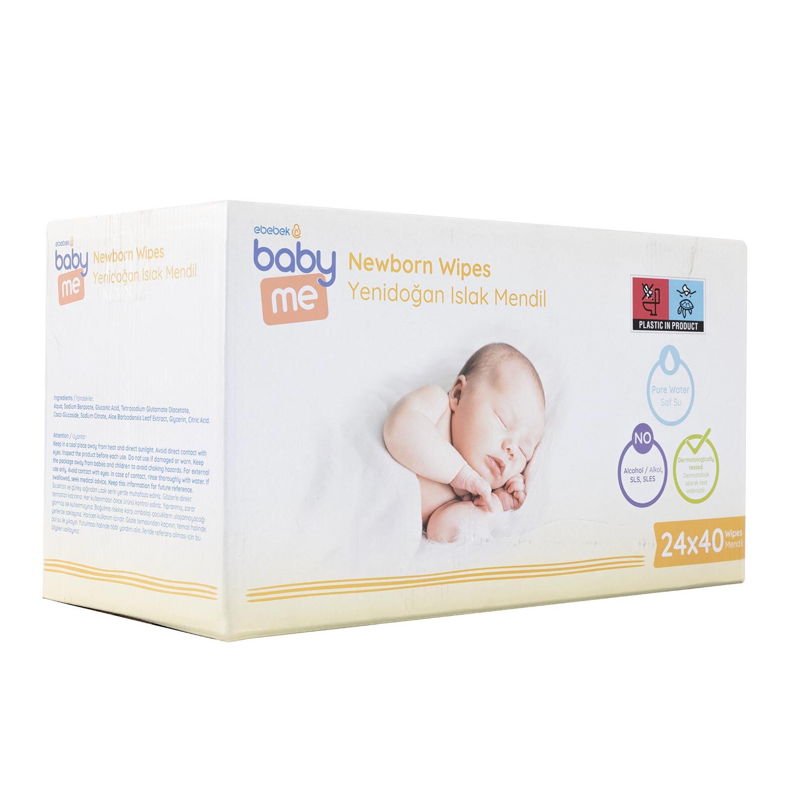 Yenidoğan Islak Mendil 24x40 Adet Yenidoğan Islak Mendil 24x40 Adet