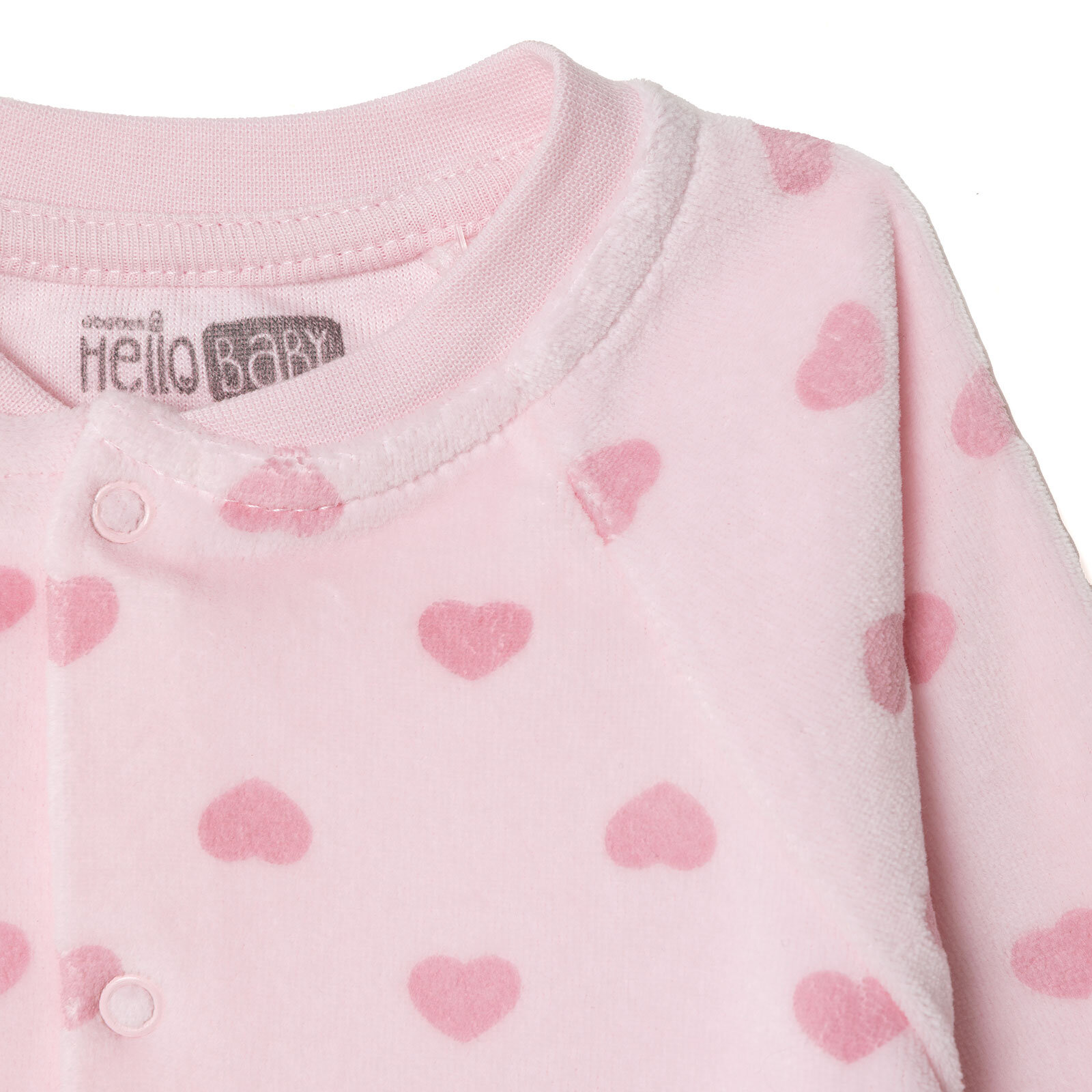 Kız Bebek Yenidoğan Kadife Patiksiz Tulum Bisiklet Yaka Uzun Kol Patiksiz Paça