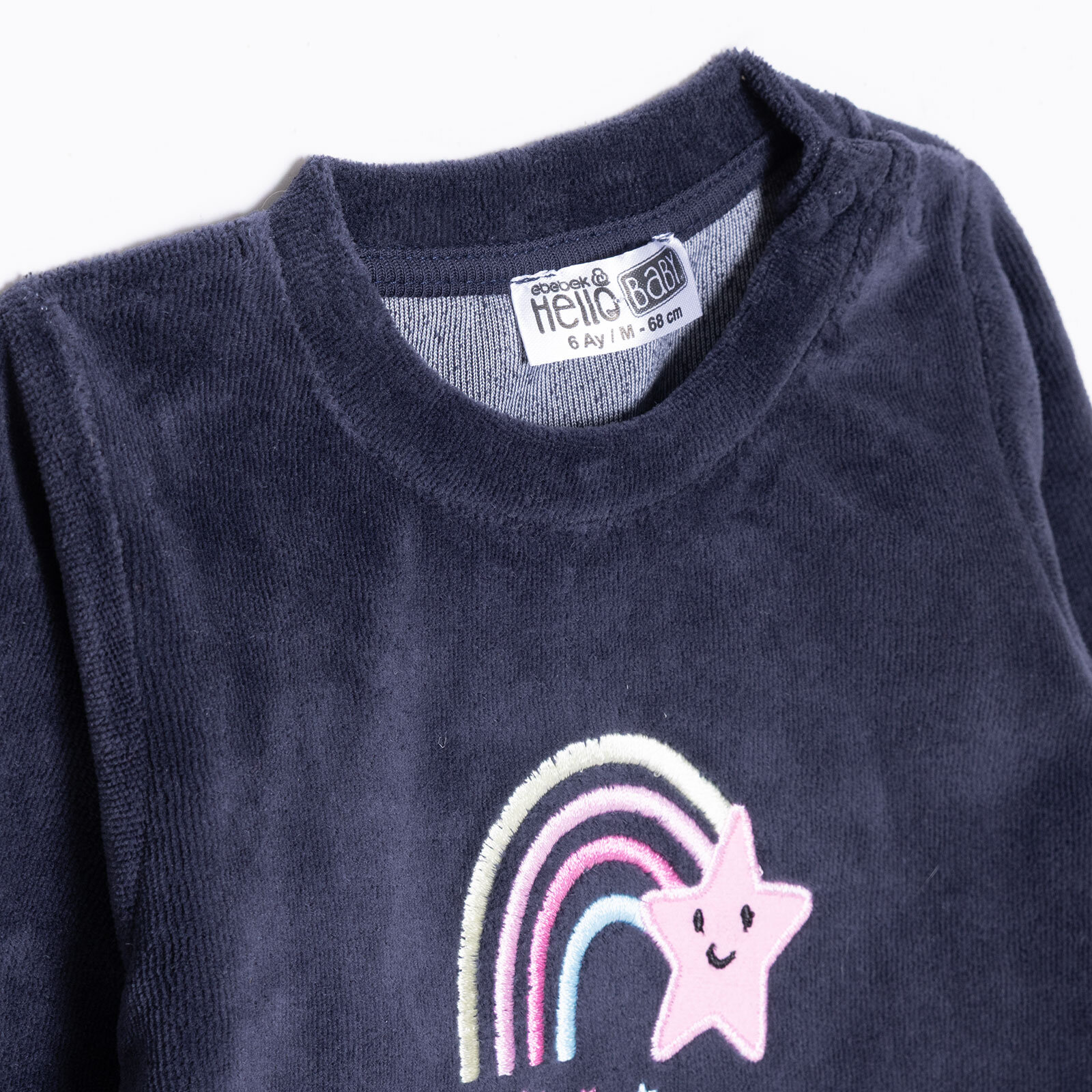 Yenidoğan Kadife Sweatshirt-Pa