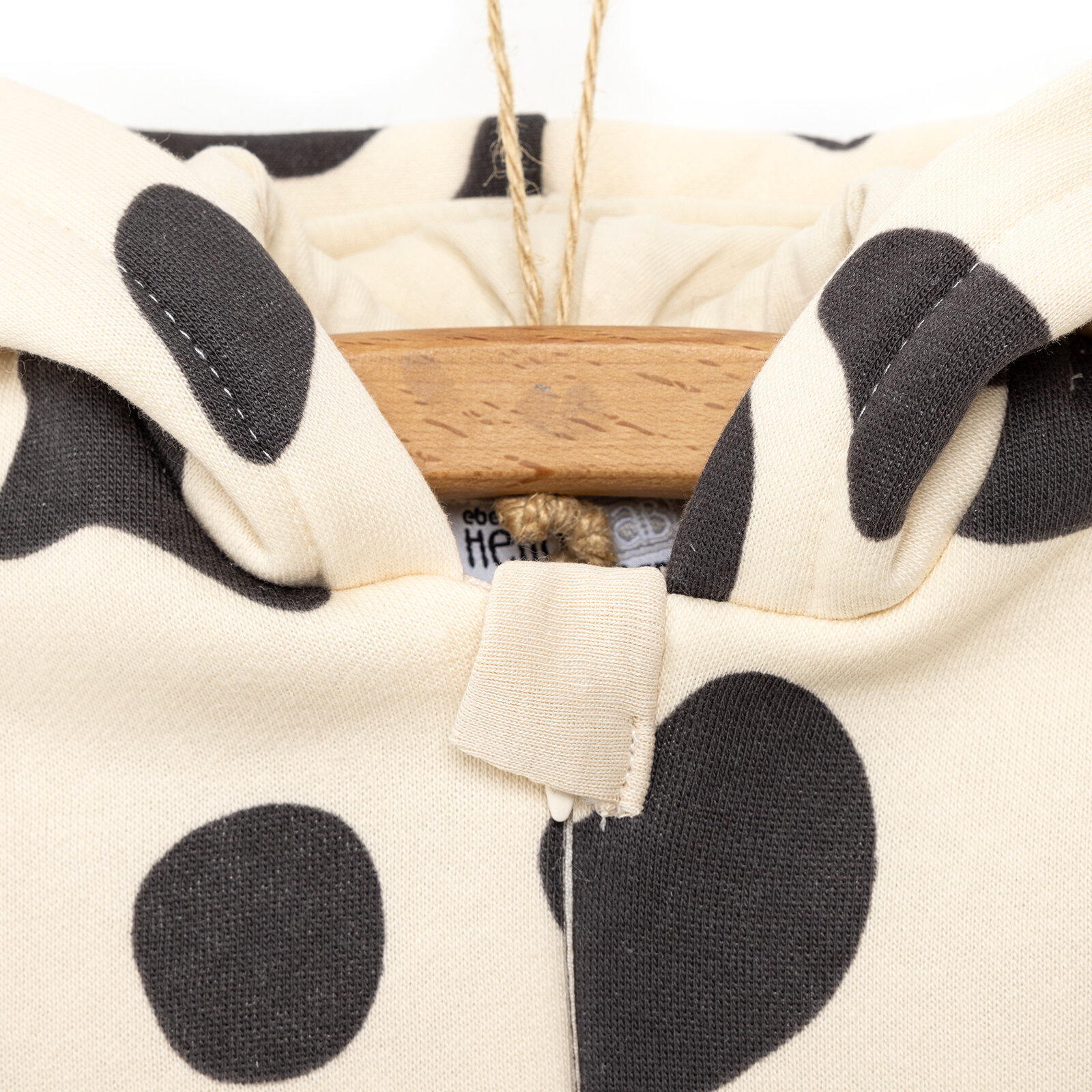 Yenidoğan Kapüşonlu Patikli Tulum Unisex