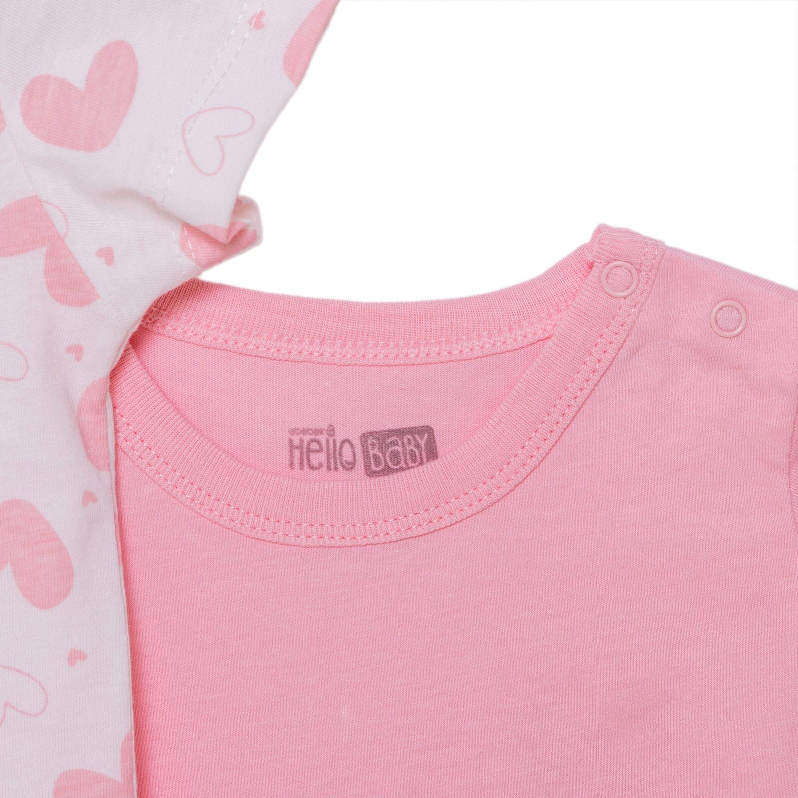 Yenidoğan Kız 2li Kısa Tulum Kız Bebek