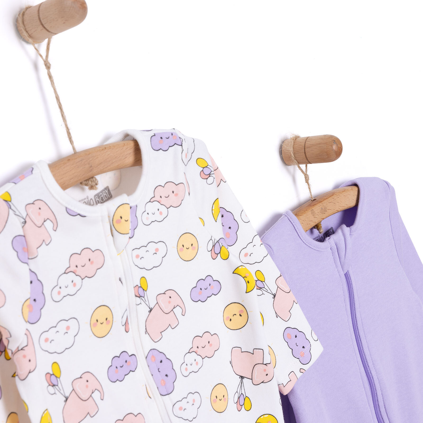 Kız Bebek Yenidoğan 2'li Patikli Tulum %100 Pamuk Fermuarlı Bisiklet Yaka Uzun Kol Ekru Kız Bebek Yenidoğan 2'li Patikli Tulum %100 Pamuk Fermuarlı Bisiklet Yaka Uzun Kol Ekru