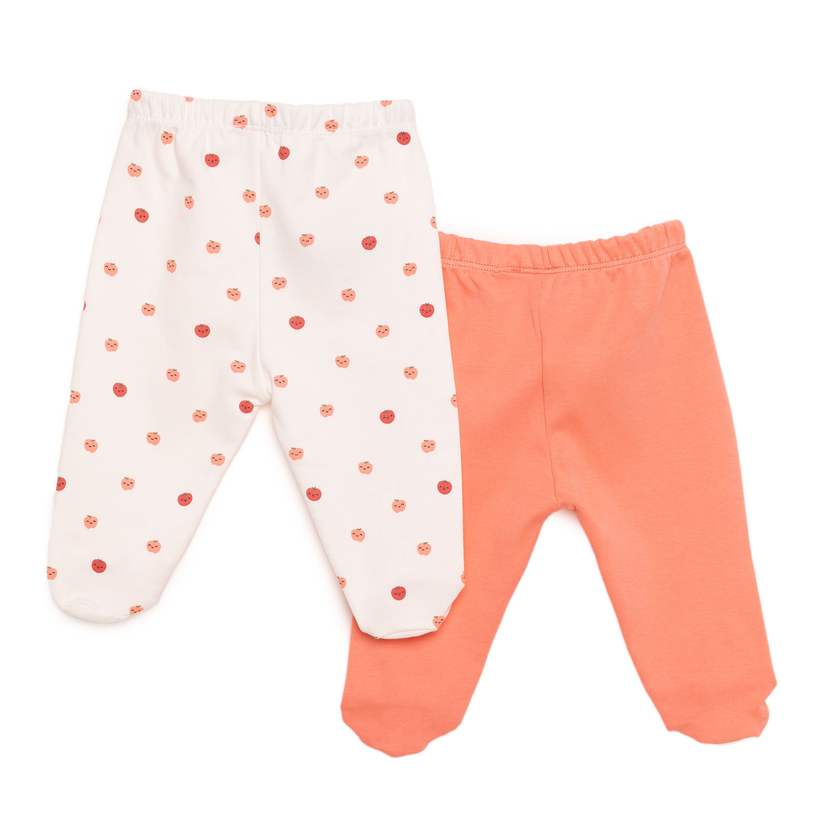 Yenidoğan Kız Bebek Hayvan Figür Nakışlı 2li Patikli Alt Kız Bebek