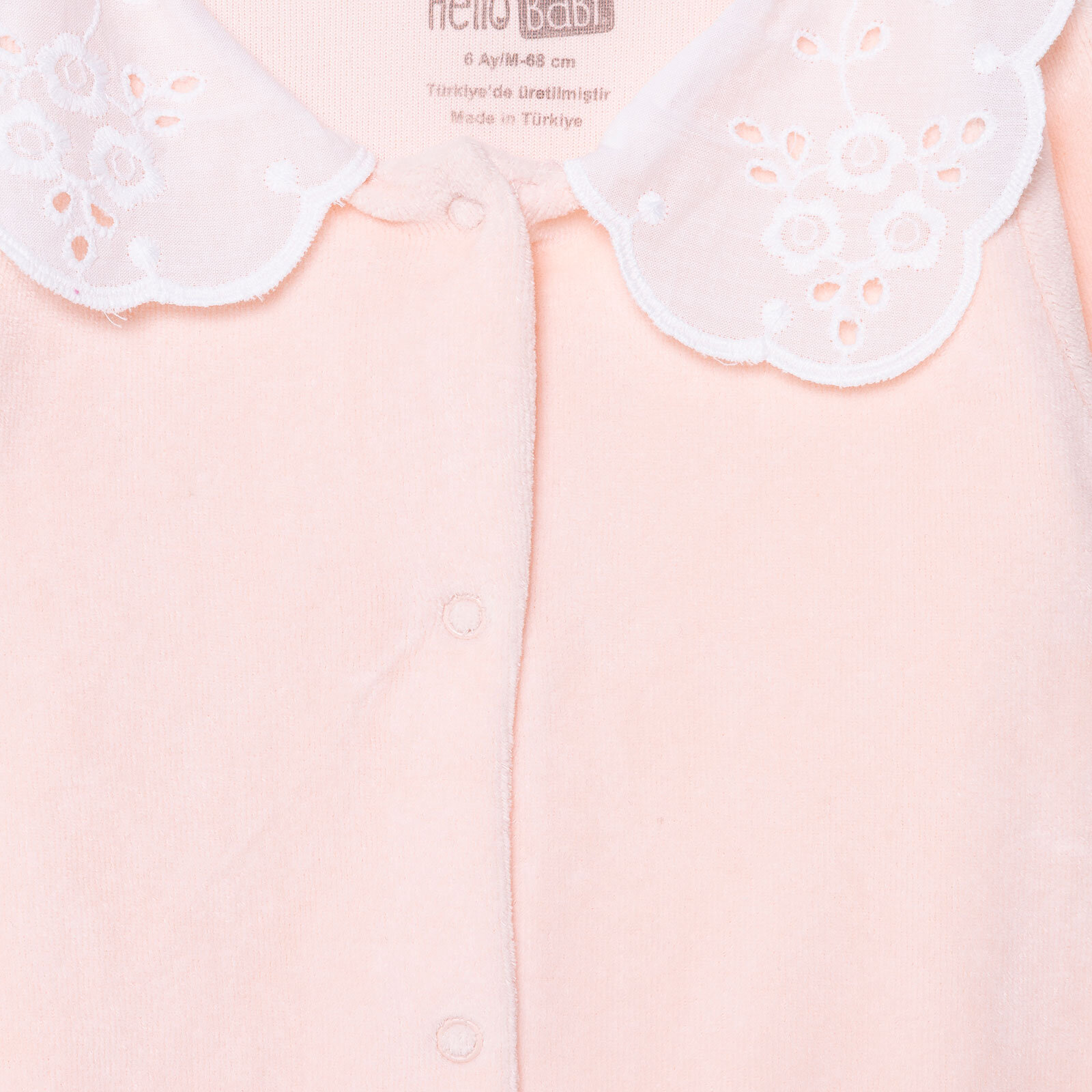 Yenidoğan Kadife Patikli Tulum