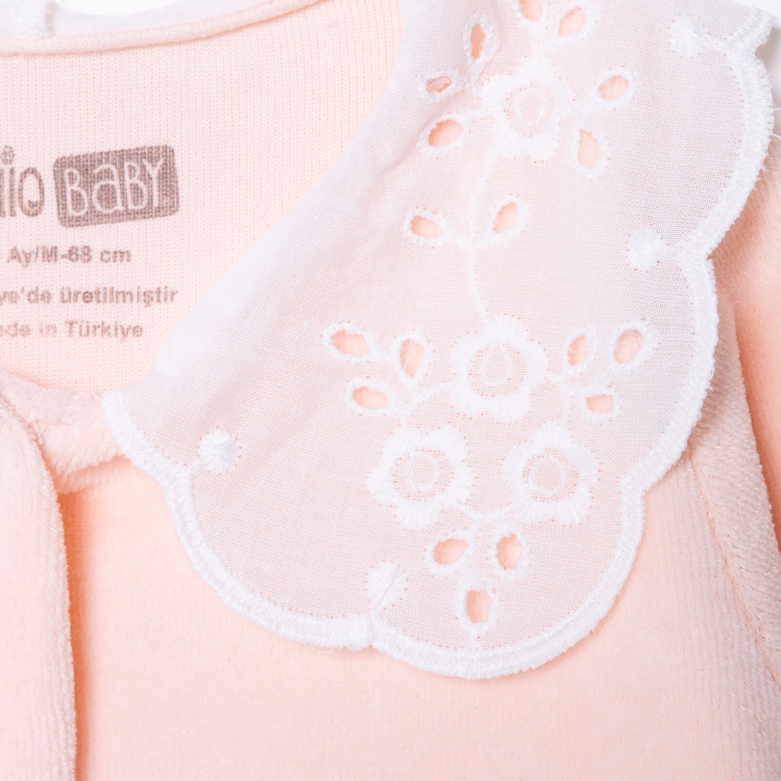 Yenidoğan Kadife Patikli Tulum