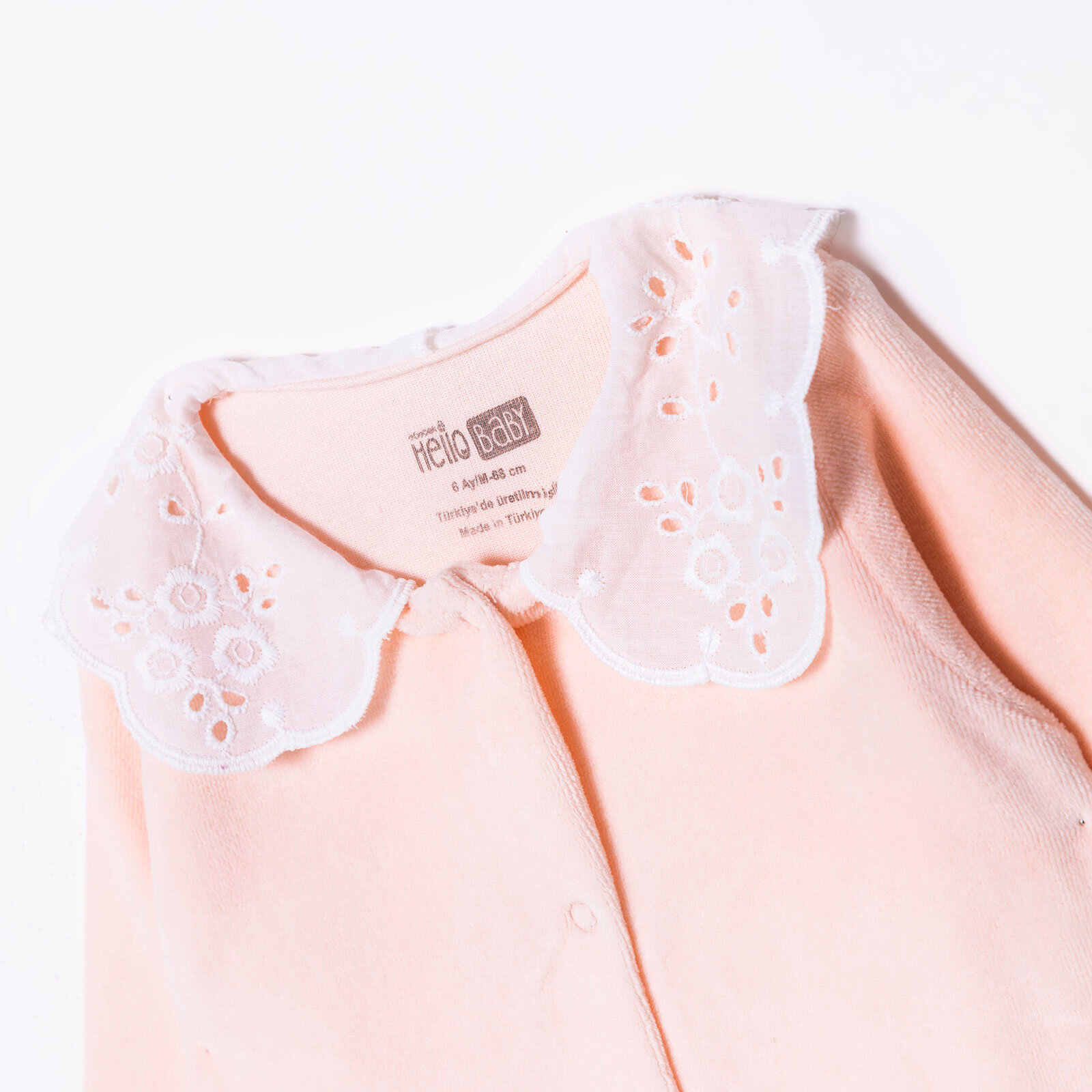 Yenidoğan Kadife Patikli Tulum