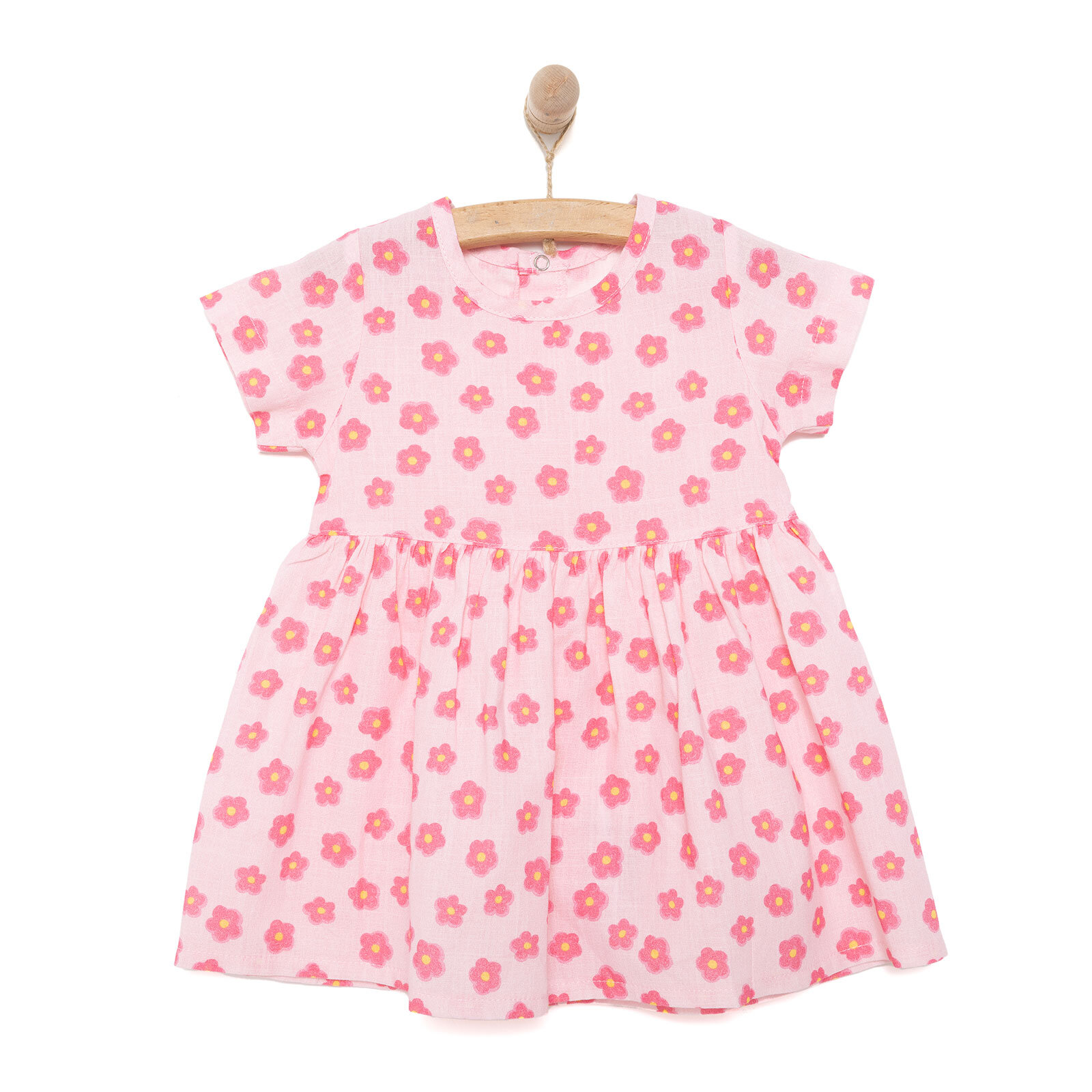 Yenidoğan Kız Dokuma Elbise Kız Bebek