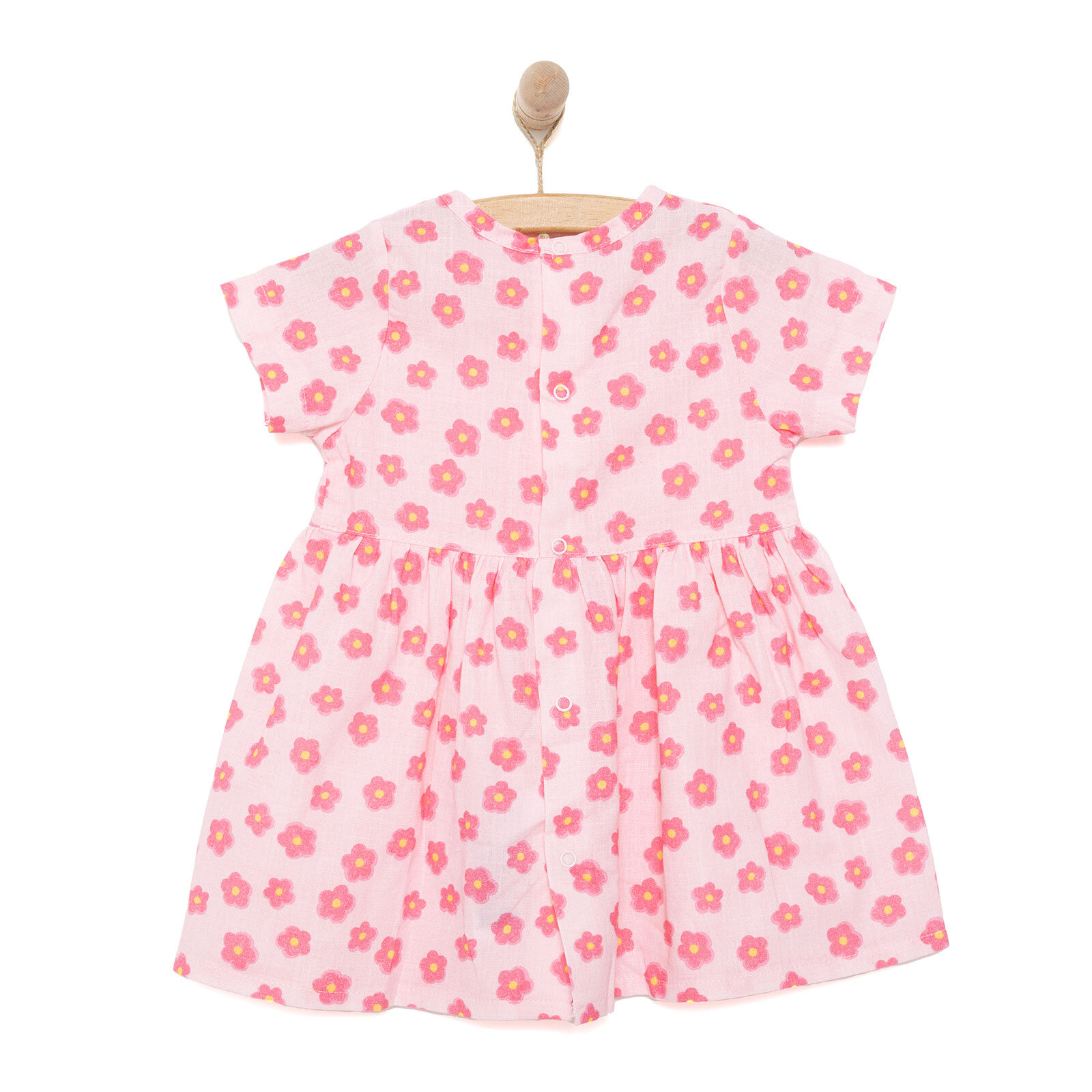 Yenidoğan Kız Dokuma Elbise Kız Bebek