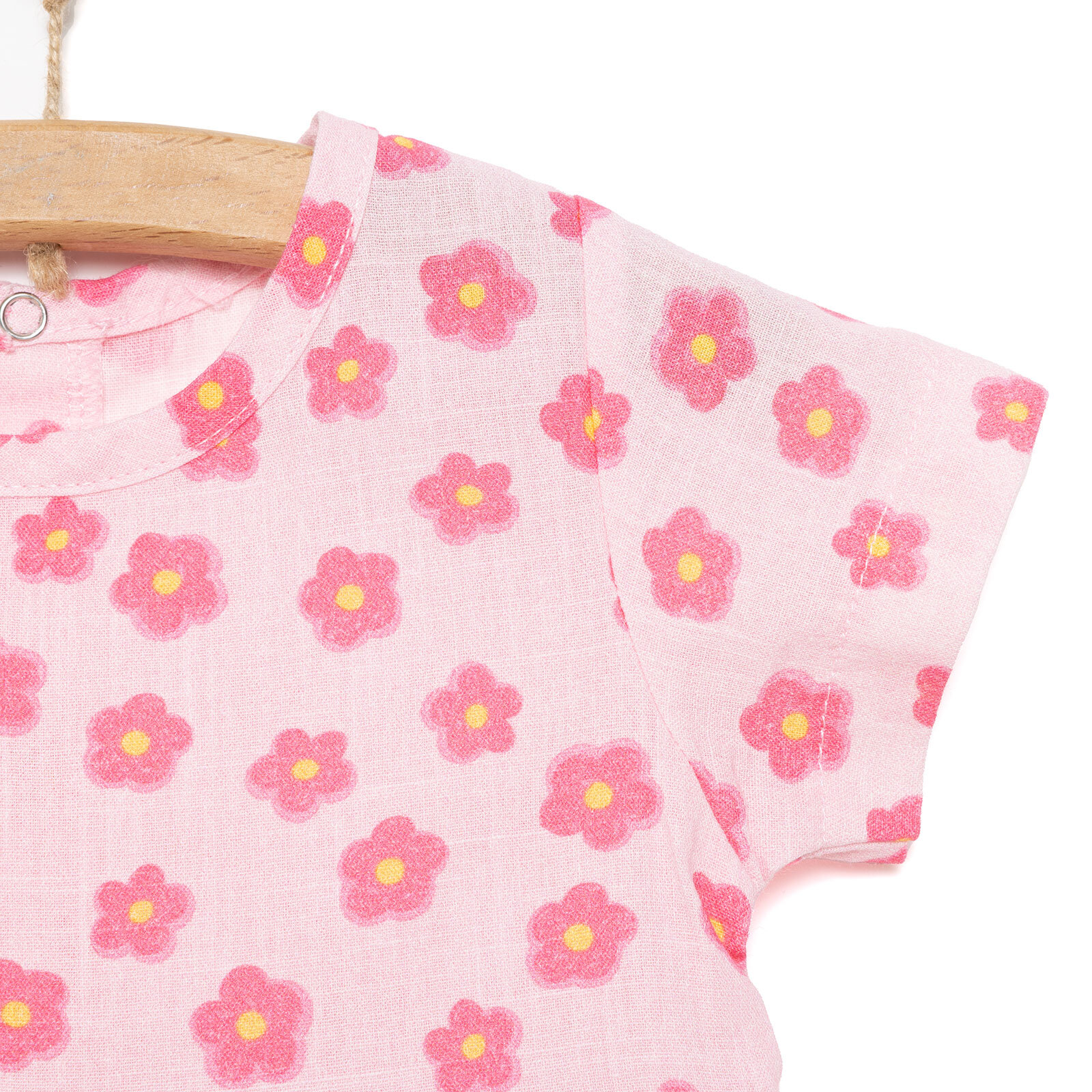 Yenidoğan Kız Dokuma Elbise Kız Bebek