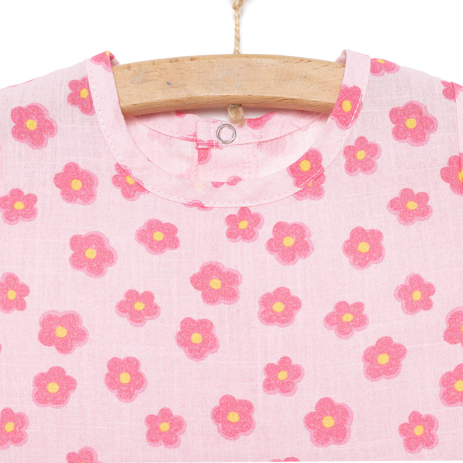 Yenidoğan Kız Dokuma Elbise Kız Bebek