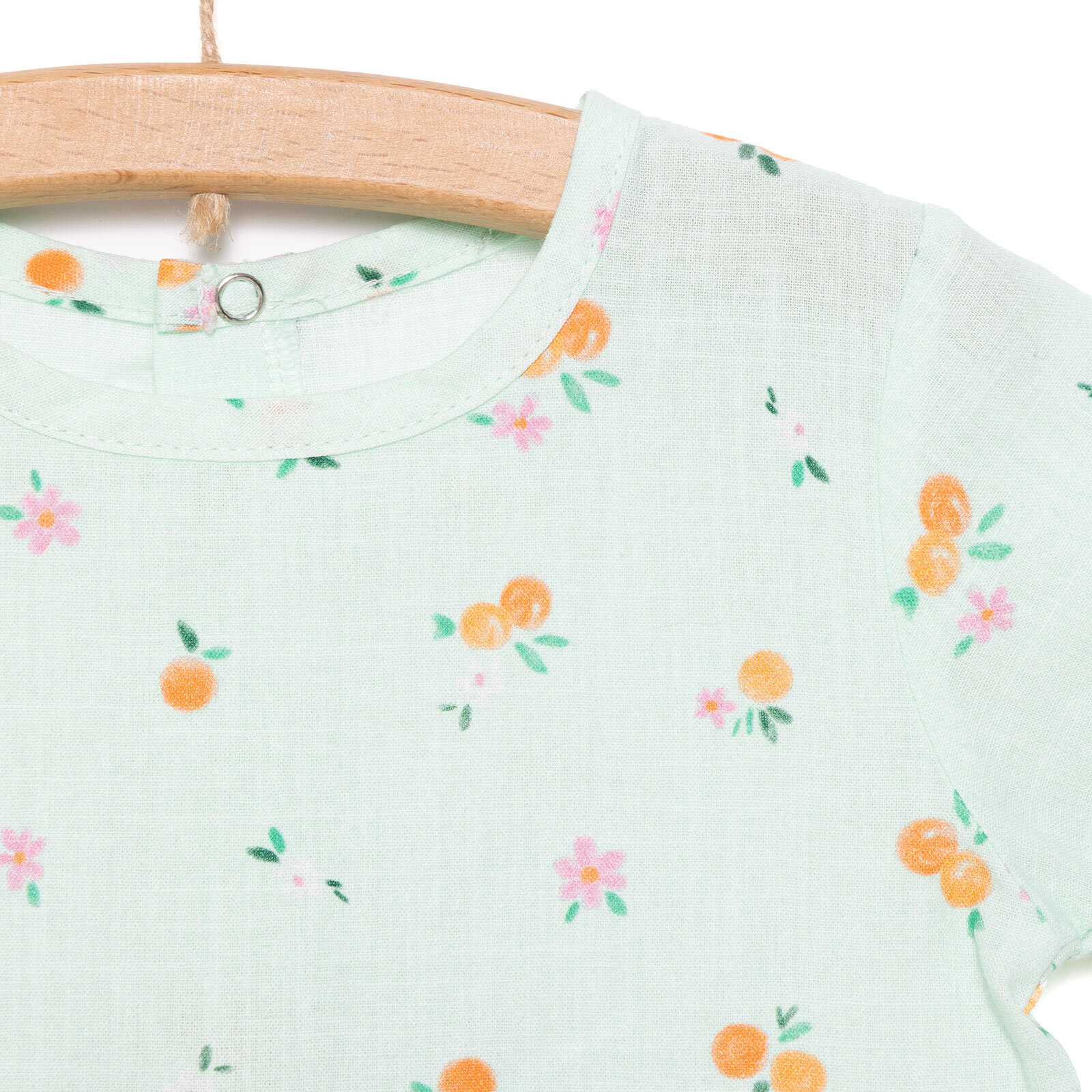 Yenidoğan Kız Dokuma Elbise Kız Bebek