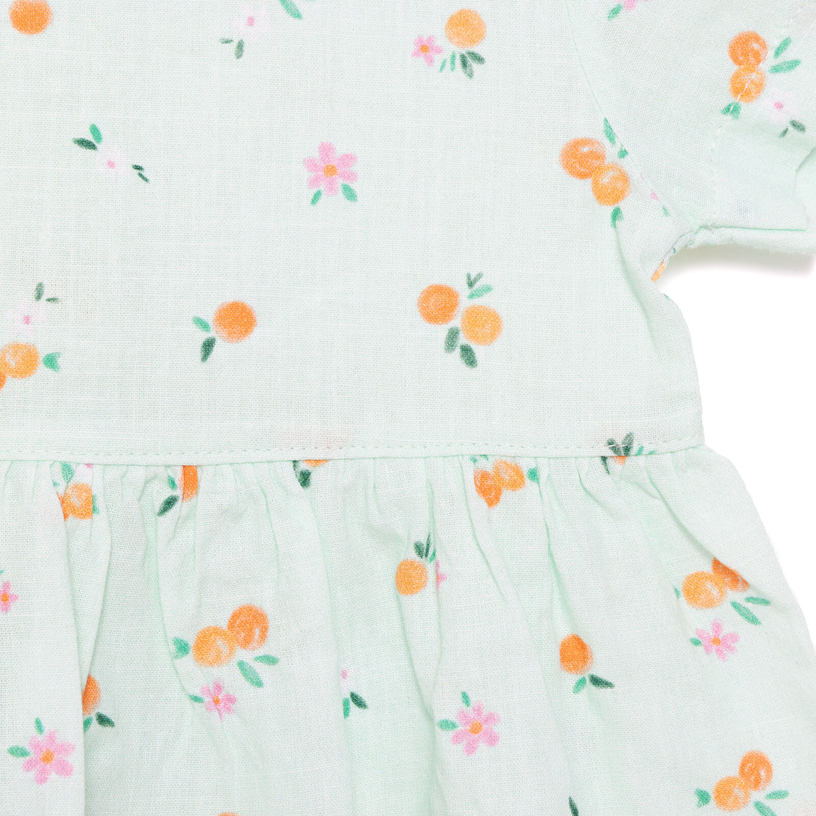 Yenidoğan Kız Dokuma Elbise Kız Bebek