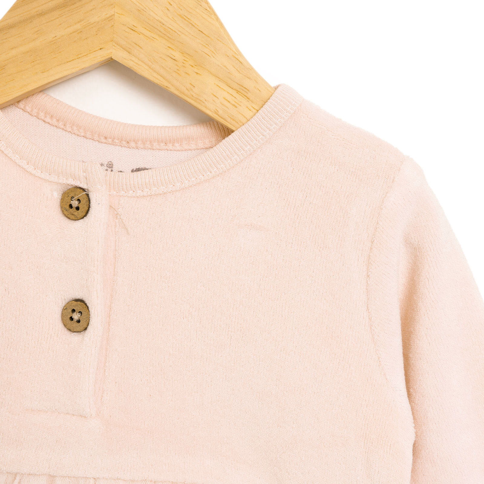 Yenidoğan Kız Kadife Elbise Kız Bebek