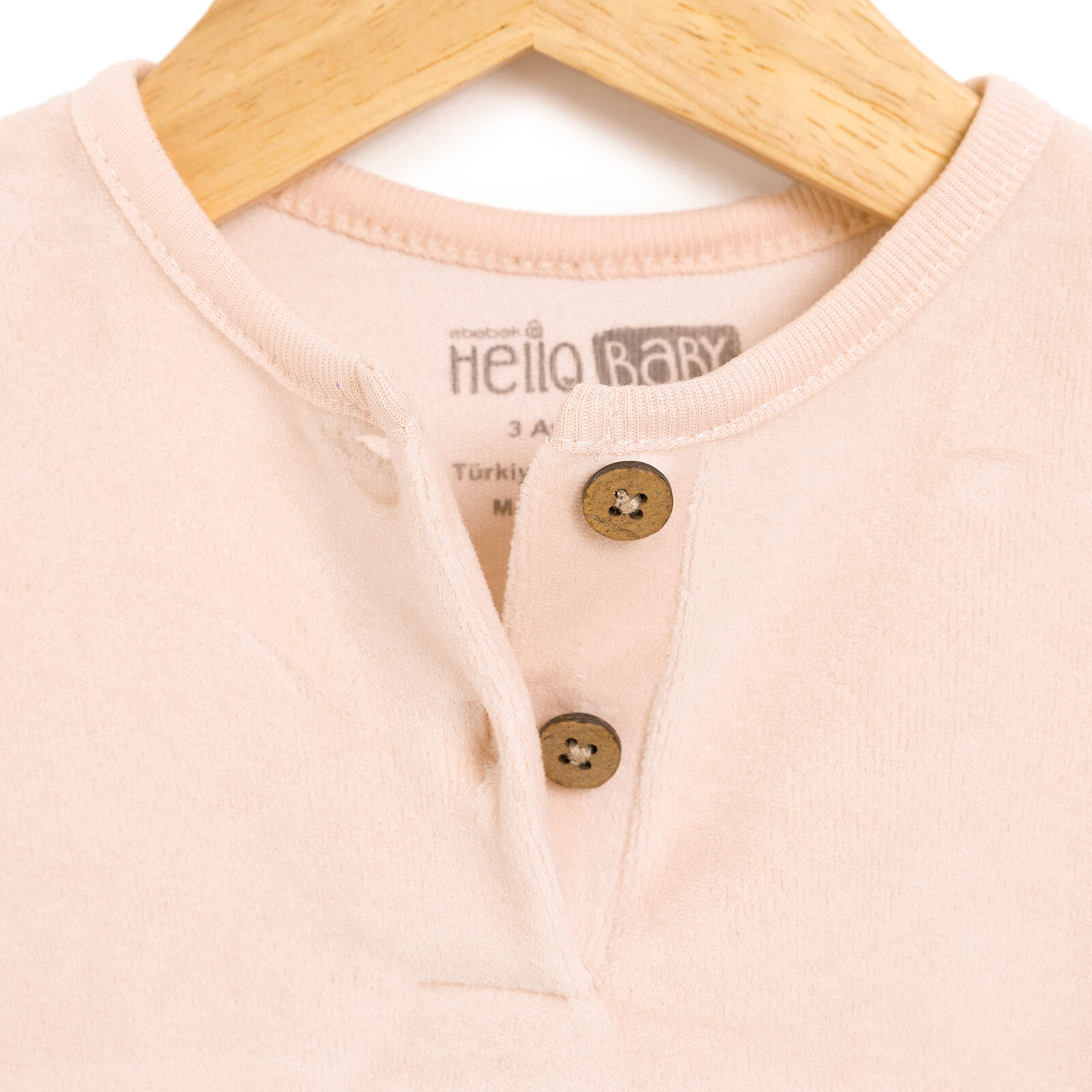 Yenidoğan Kız Kadife Elbise Kız Bebek