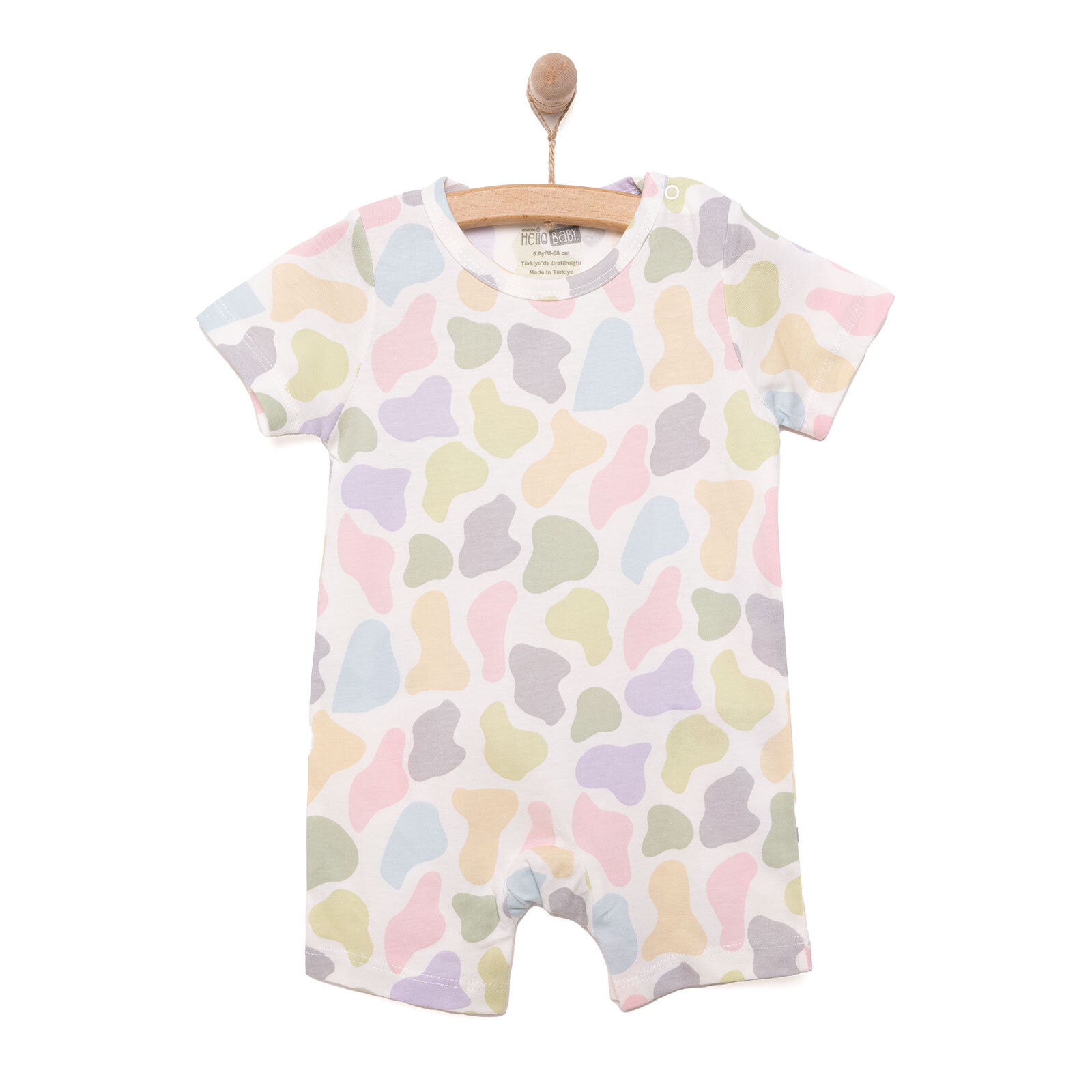 Yenidoğan Kız Kısa Tulum Kız Bebek