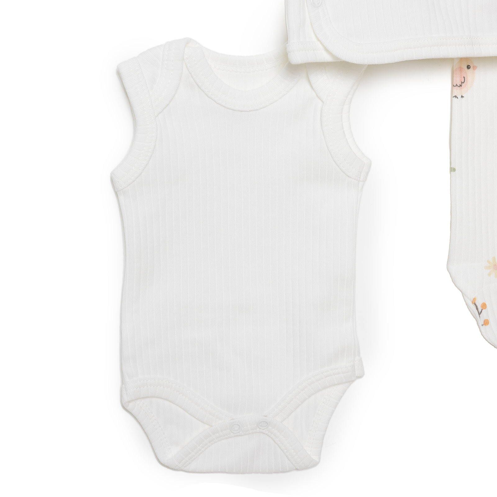 Yenidoğan Kız Kuş Desenli Prematüre Set Kız Bebek Yenidoğan Kız Kuş Desenli Prematüre Set Kız Bebek