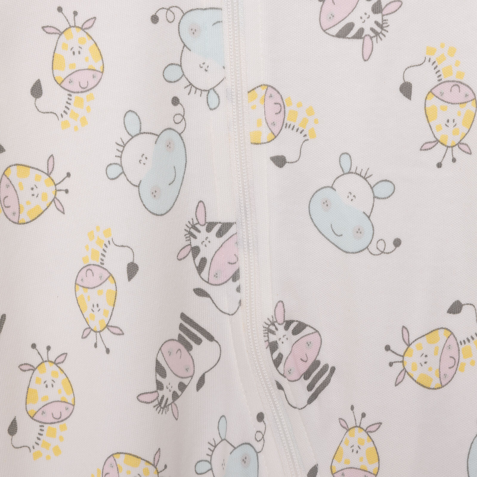 Kız Bebek Yenidoğan 2'li Patikli Tulum %100 Pamuk Fermuarlı Bisiklet Yaka Uzun Kol Ekru