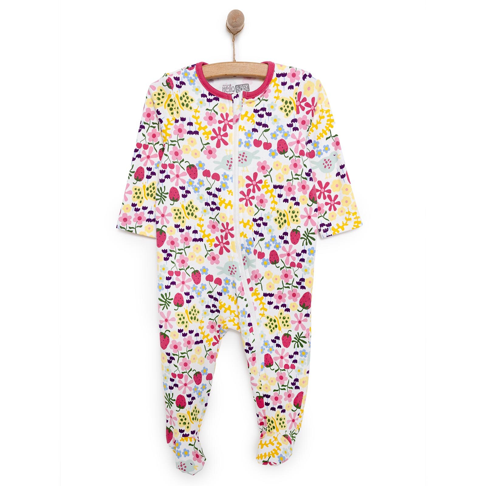 Yenidoğan Kız  Patikli Tulum Kız Bebek