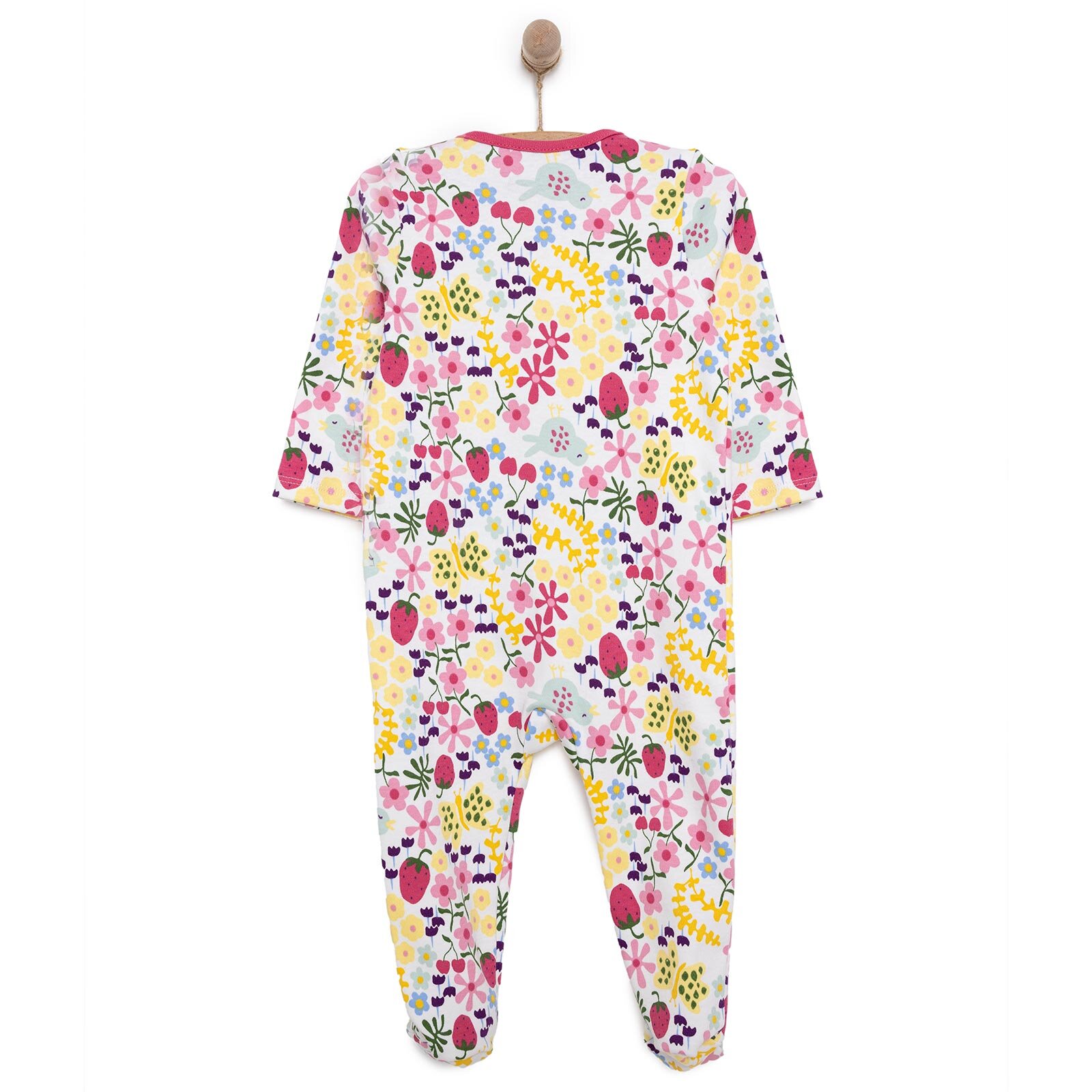 Yenidoğan Kız  Patikli Tulum Kız Bebek