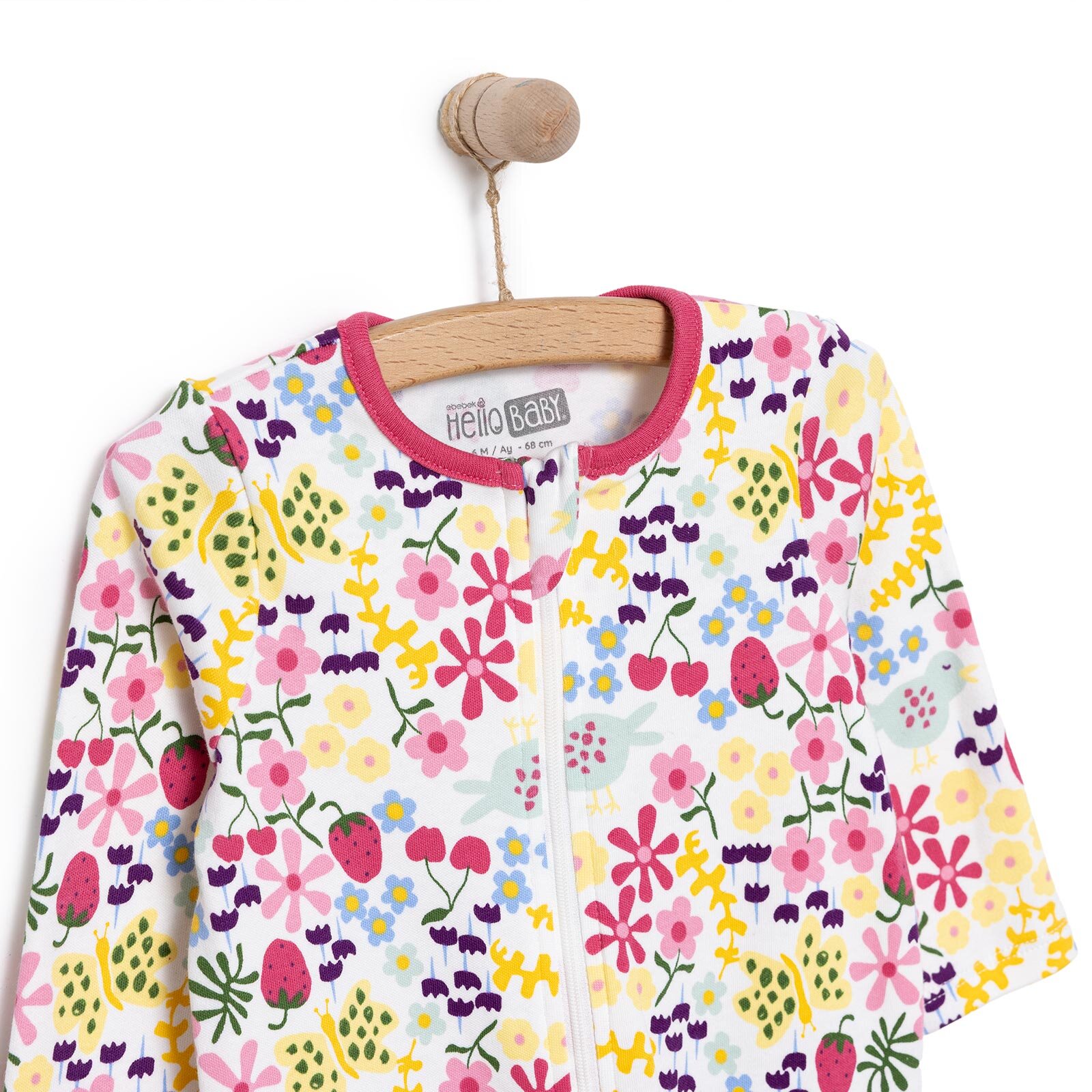 Yenidoğan Kız  Patikli Tulum Kız Bebek