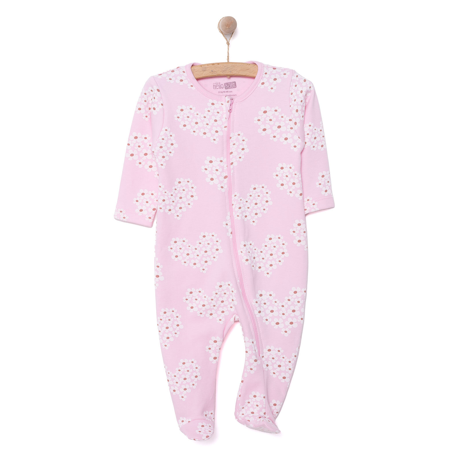 Yenidoğan Kız  Patikli Tulum Kız Bebek