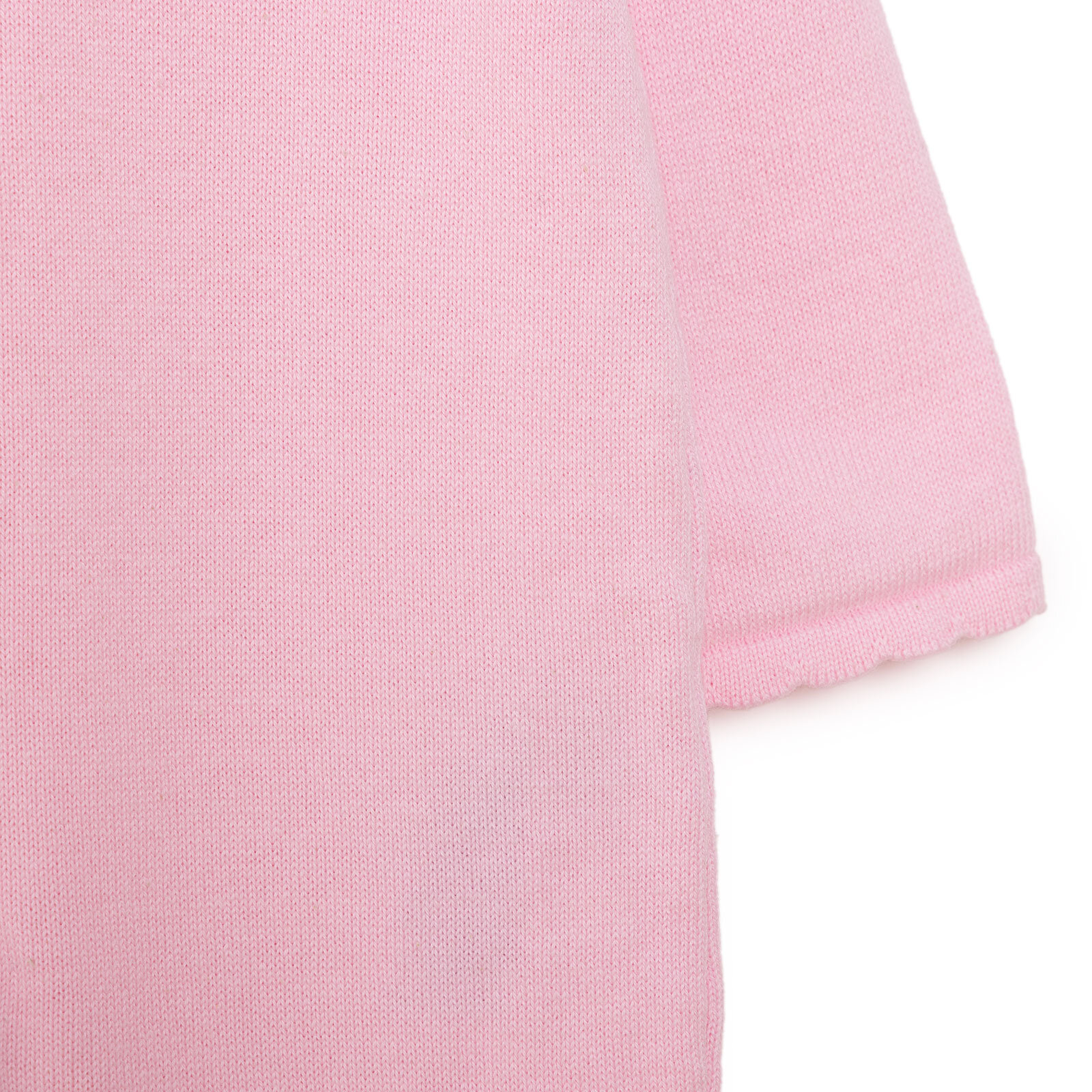 Kız Bebek Triko Patiksiz Tulum Çıtçıtlı Pembe