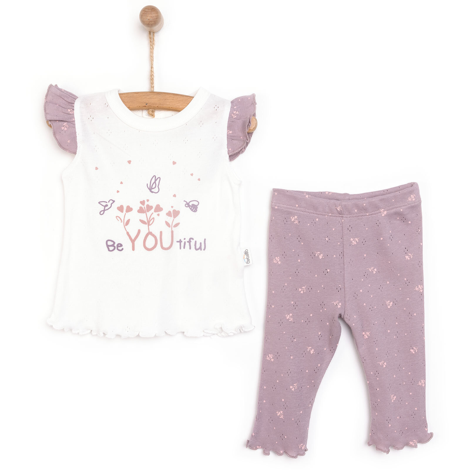 Yenidoğan Nature Tshirt-Tayt Kız Bebek