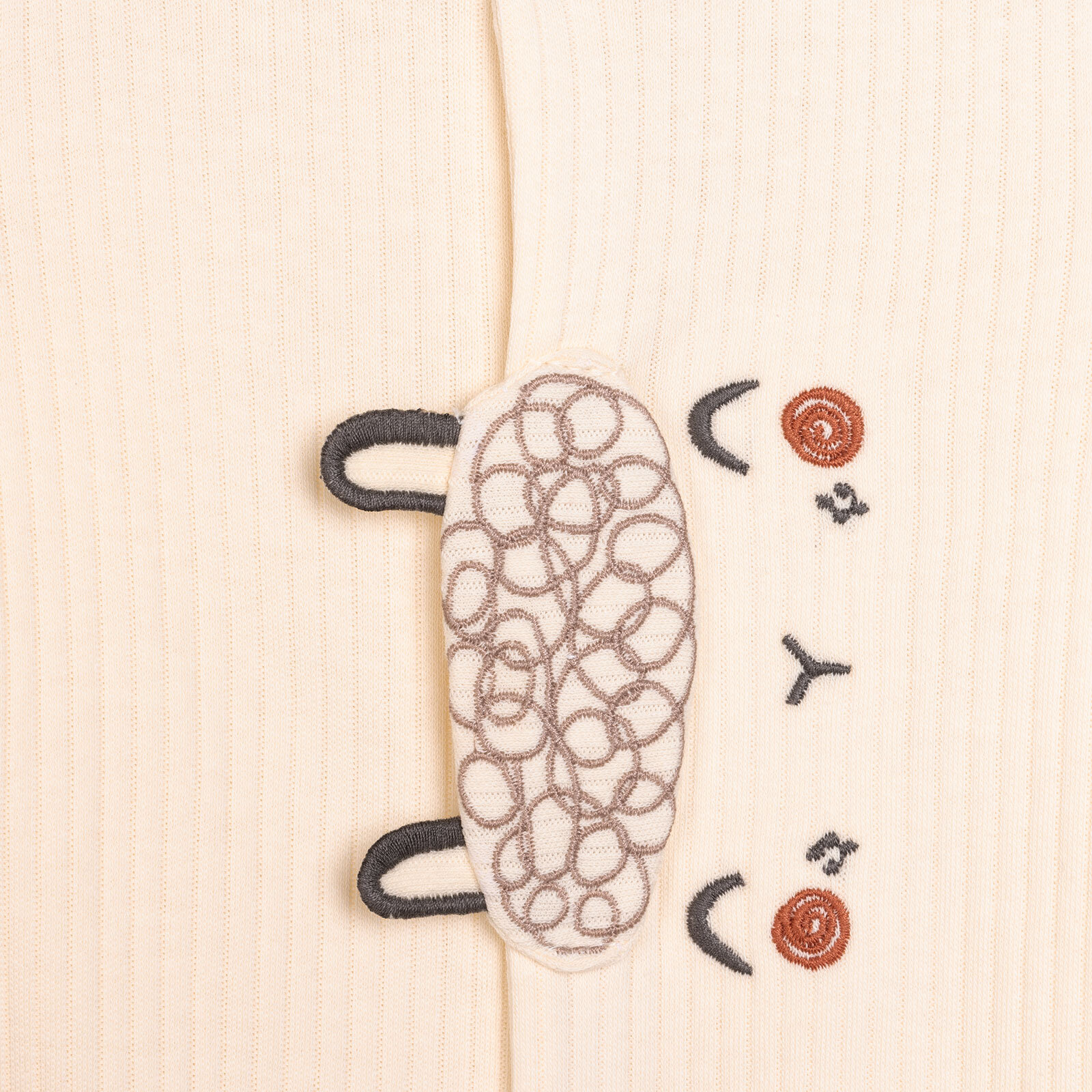 Yenidoğan Organic Little Lamb Patikli Tulum Kız Bebek