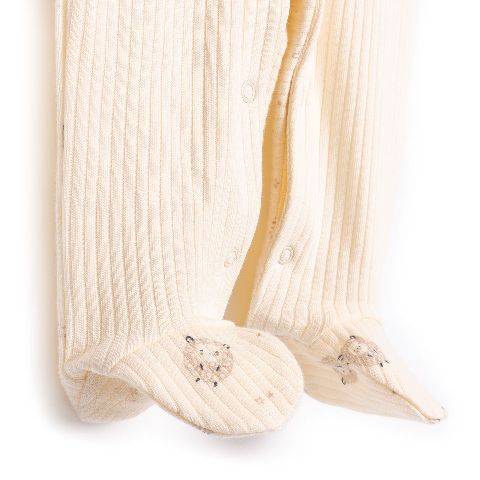 Yenidoğan Organic Little Lamb Patikli Tulum Kız Bebek